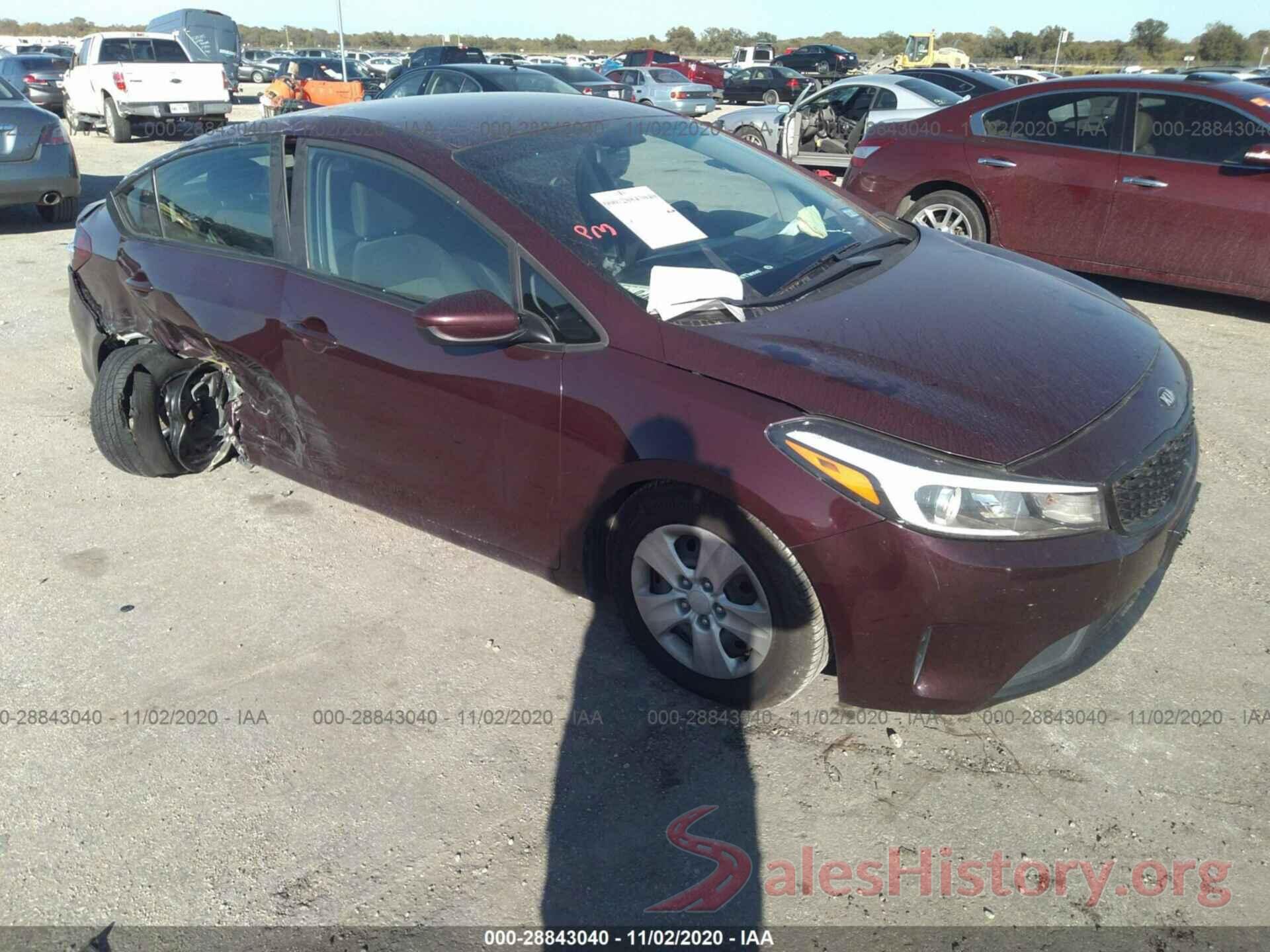 3KPFL4A77JE164908 2018 KIA FORTE