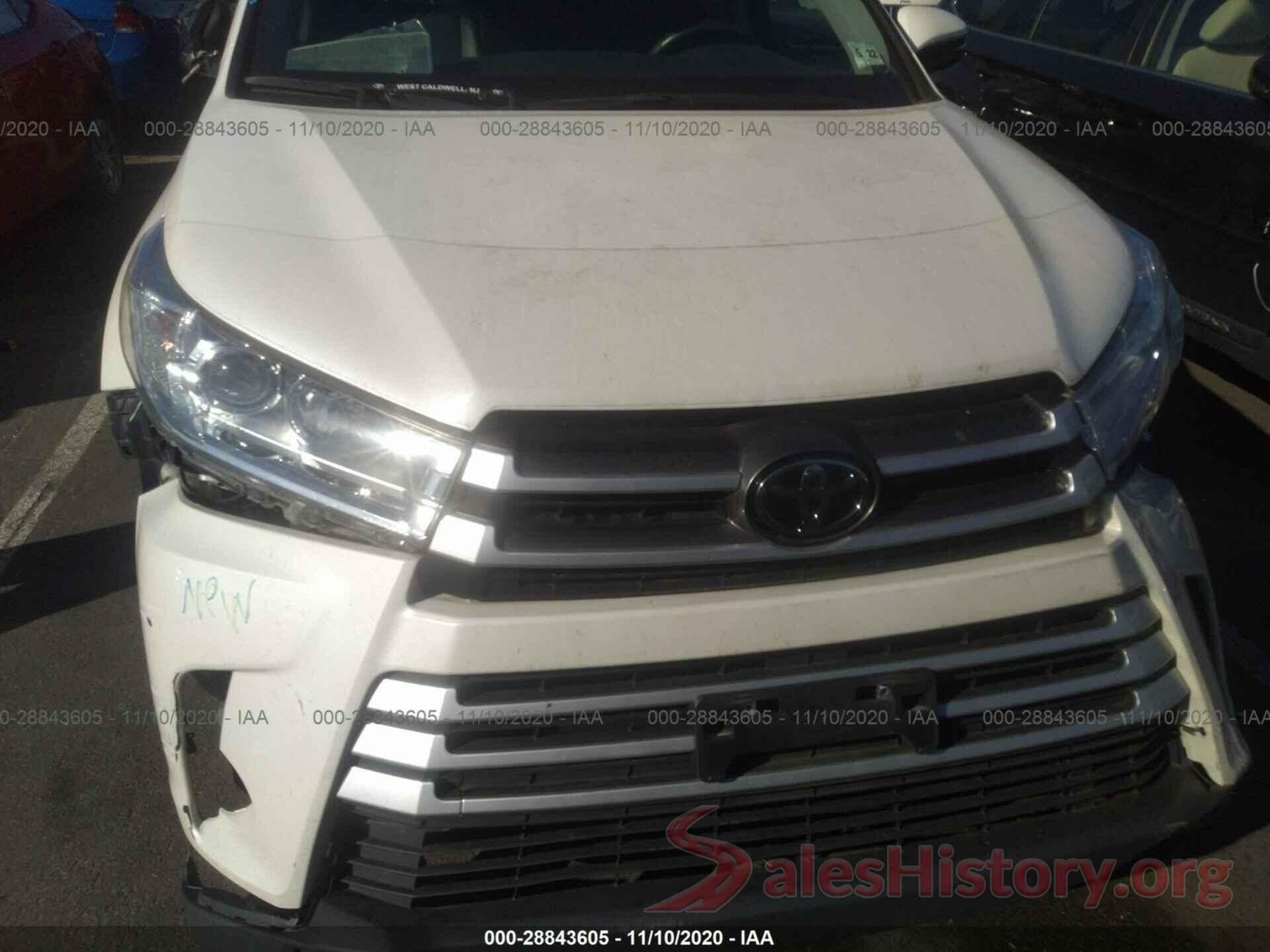 5TDJZRFH3HS513554 2017 TOYOTA HIGHLANDER