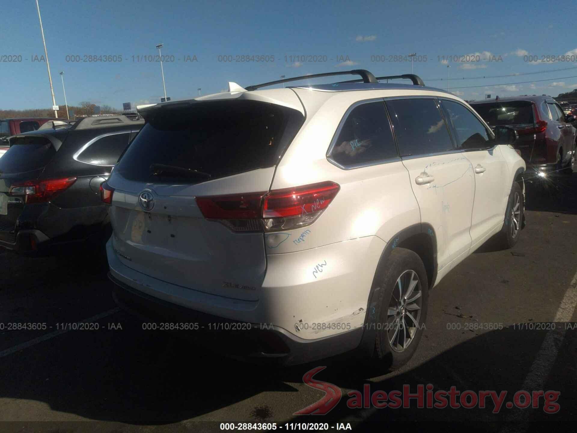 5TDJZRFH3HS513554 2017 TOYOTA HIGHLANDER