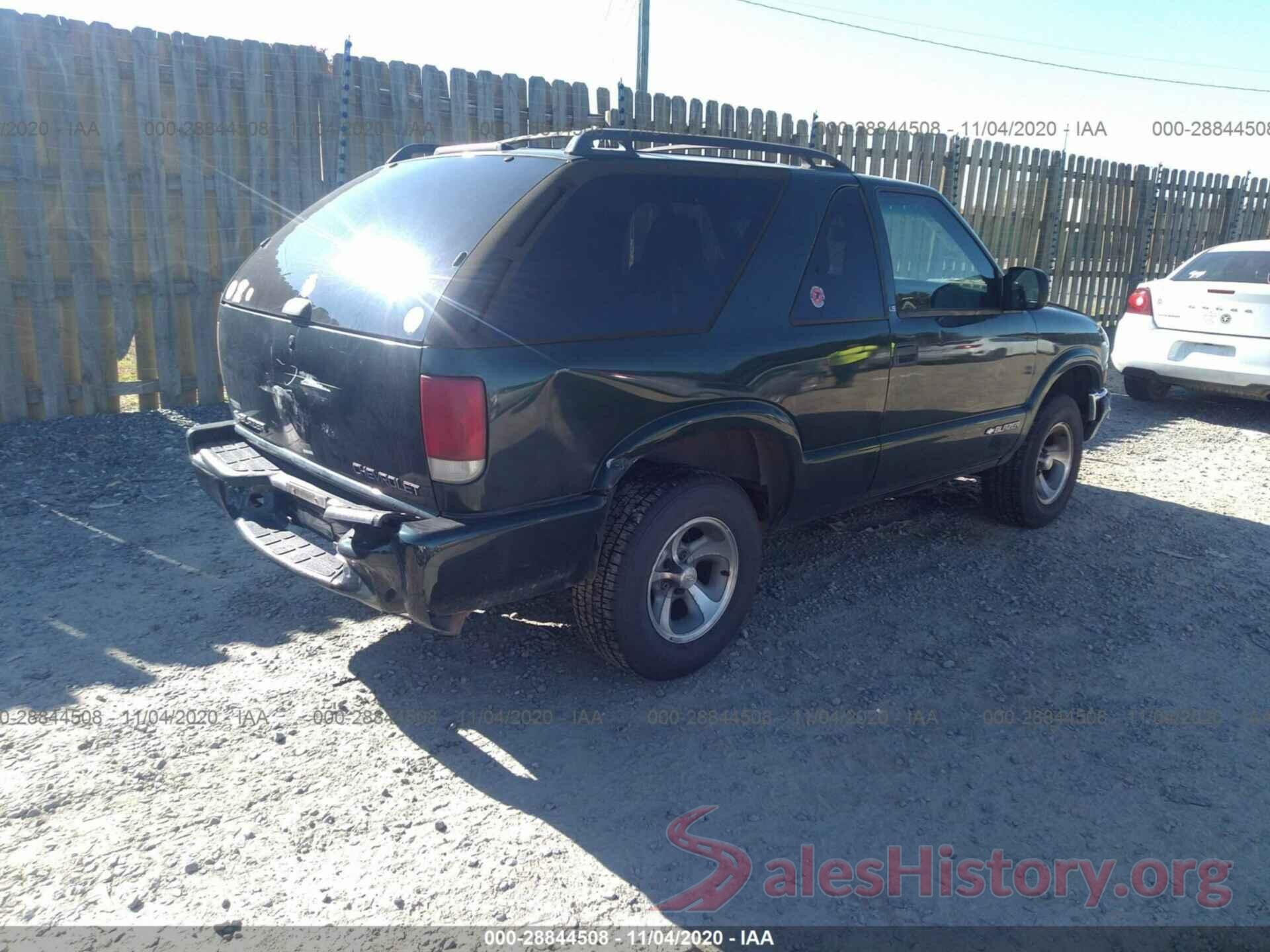 1GNCS18W51K258856 2001 CHEVROLET BLAZER