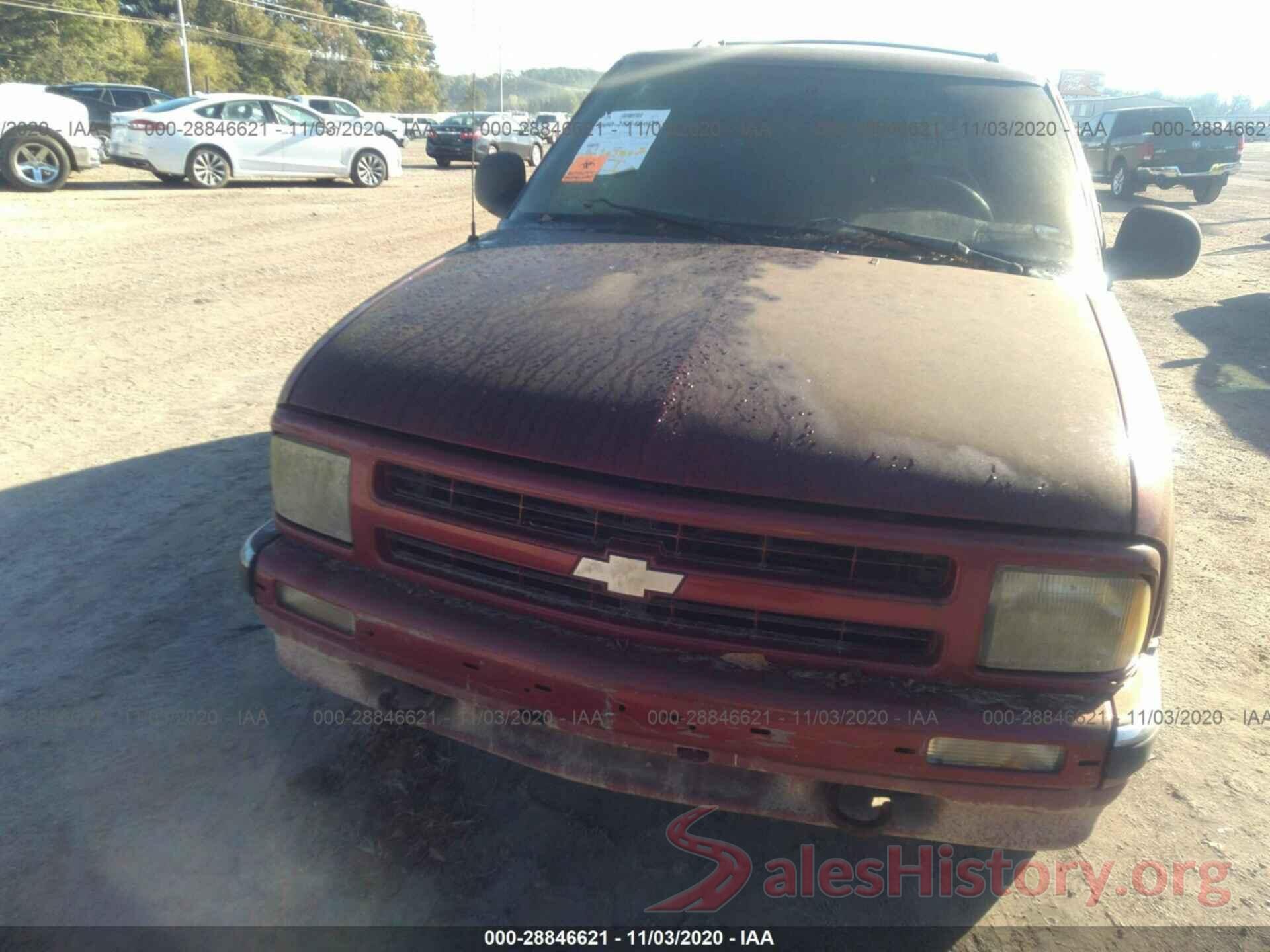 1GNDT13WXV2206234 1997 CHEVROLET BLAZER