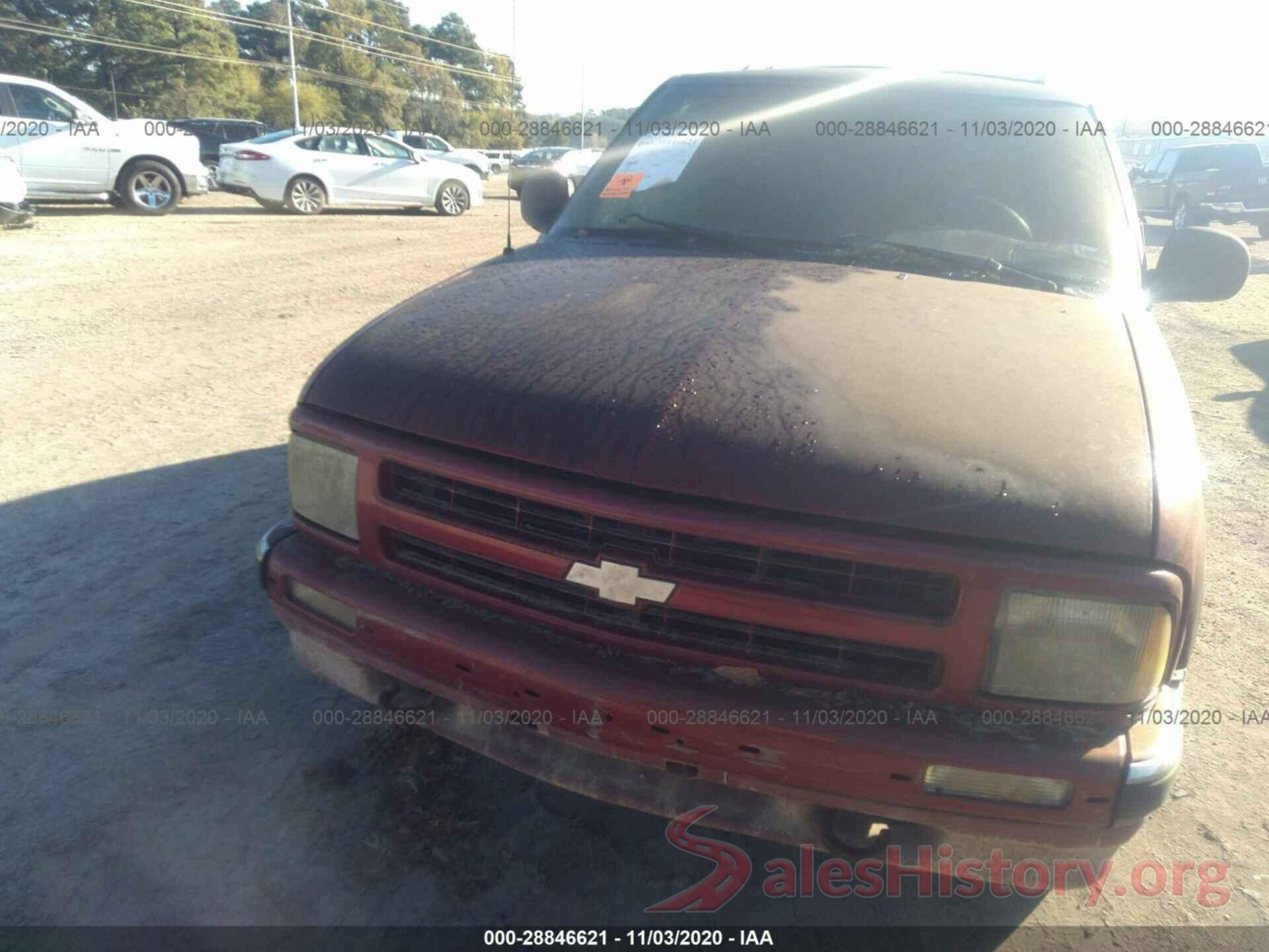 1GNDT13WXV2206234 1997 CHEVROLET BLAZER