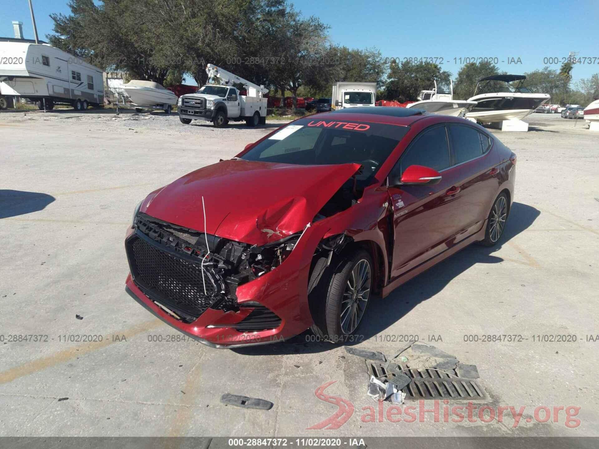 KMHD04LB0JU648885 2018 HYUNDAI ELANTRA