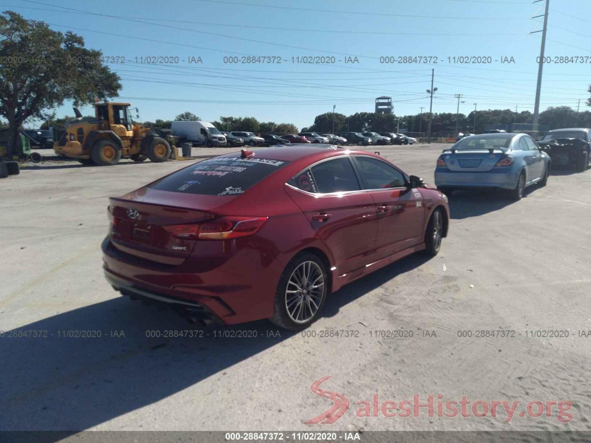 KMHD04LB0JU648885 2018 HYUNDAI ELANTRA