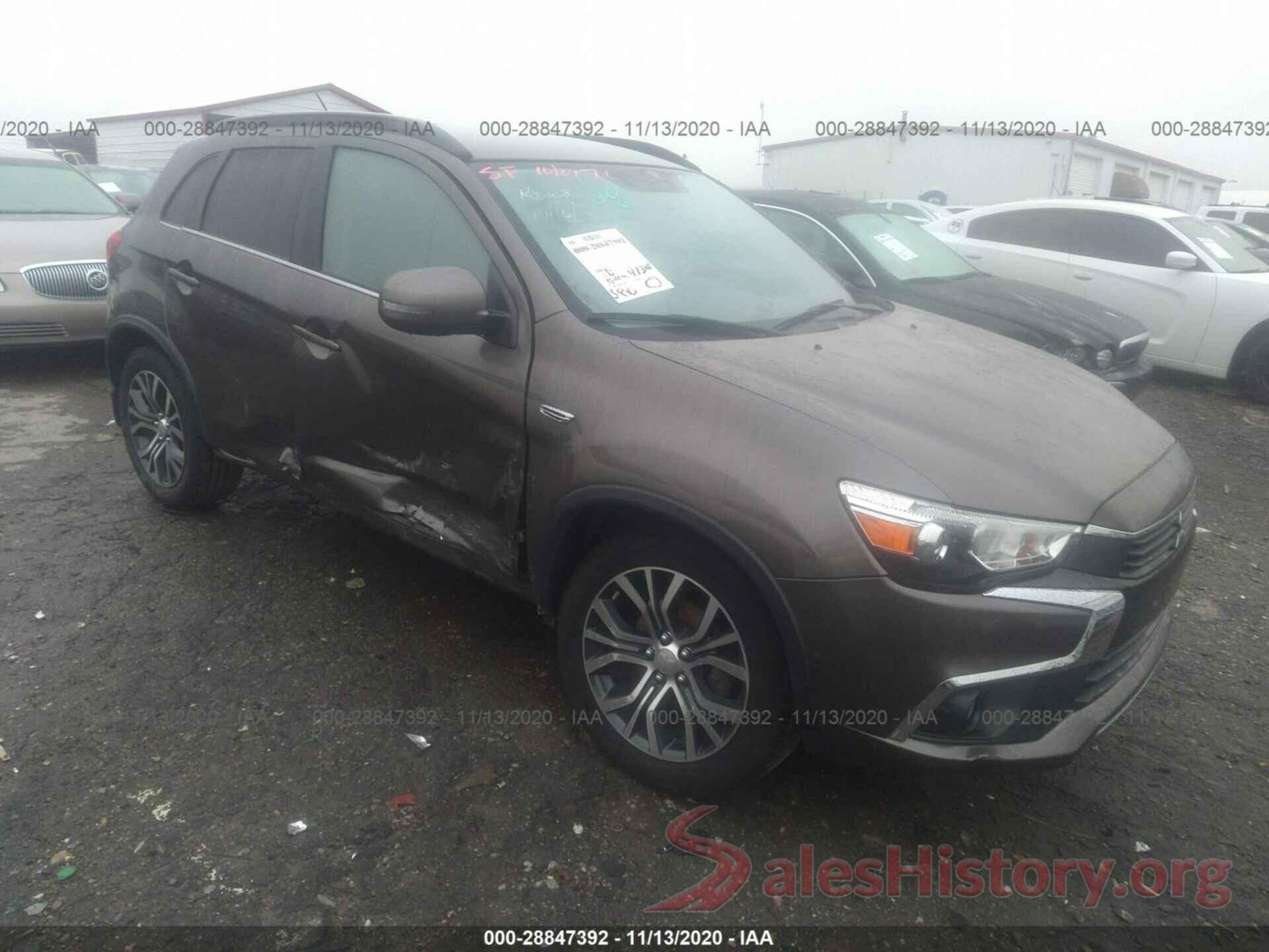 JA4AR4AW2GZ055733 2016 MITSUBISHI OUTLANDER SPORT