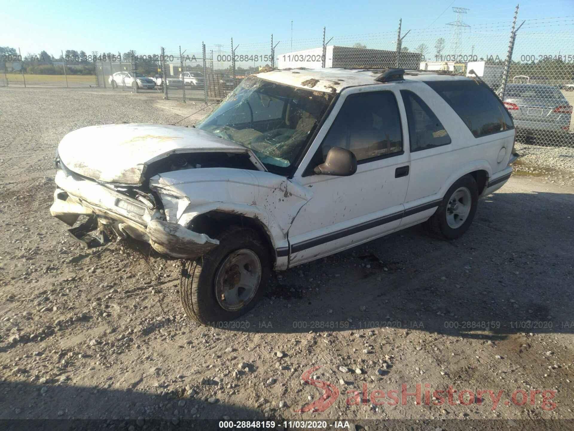 1GNCS18W8TK132588 1996 CHEVROLET BLAZER