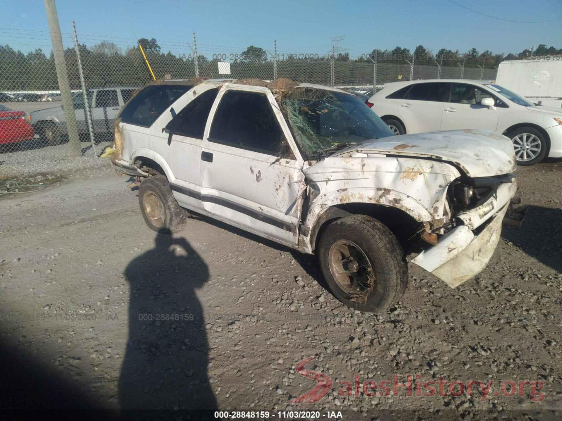 1GNCS18W8TK132588 1996 CHEVROLET BLAZER