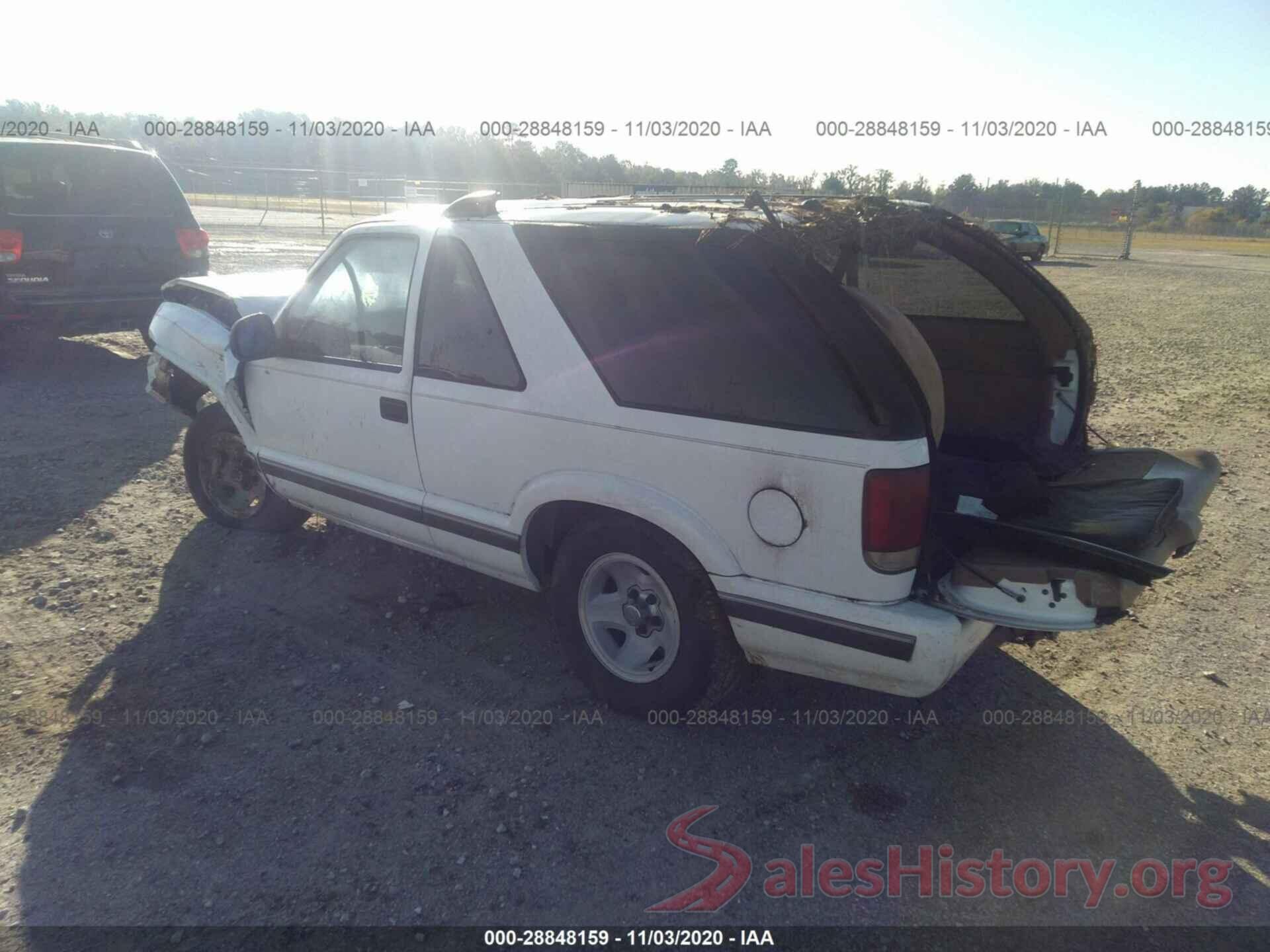 1GNCS18W8TK132588 1996 CHEVROLET BLAZER