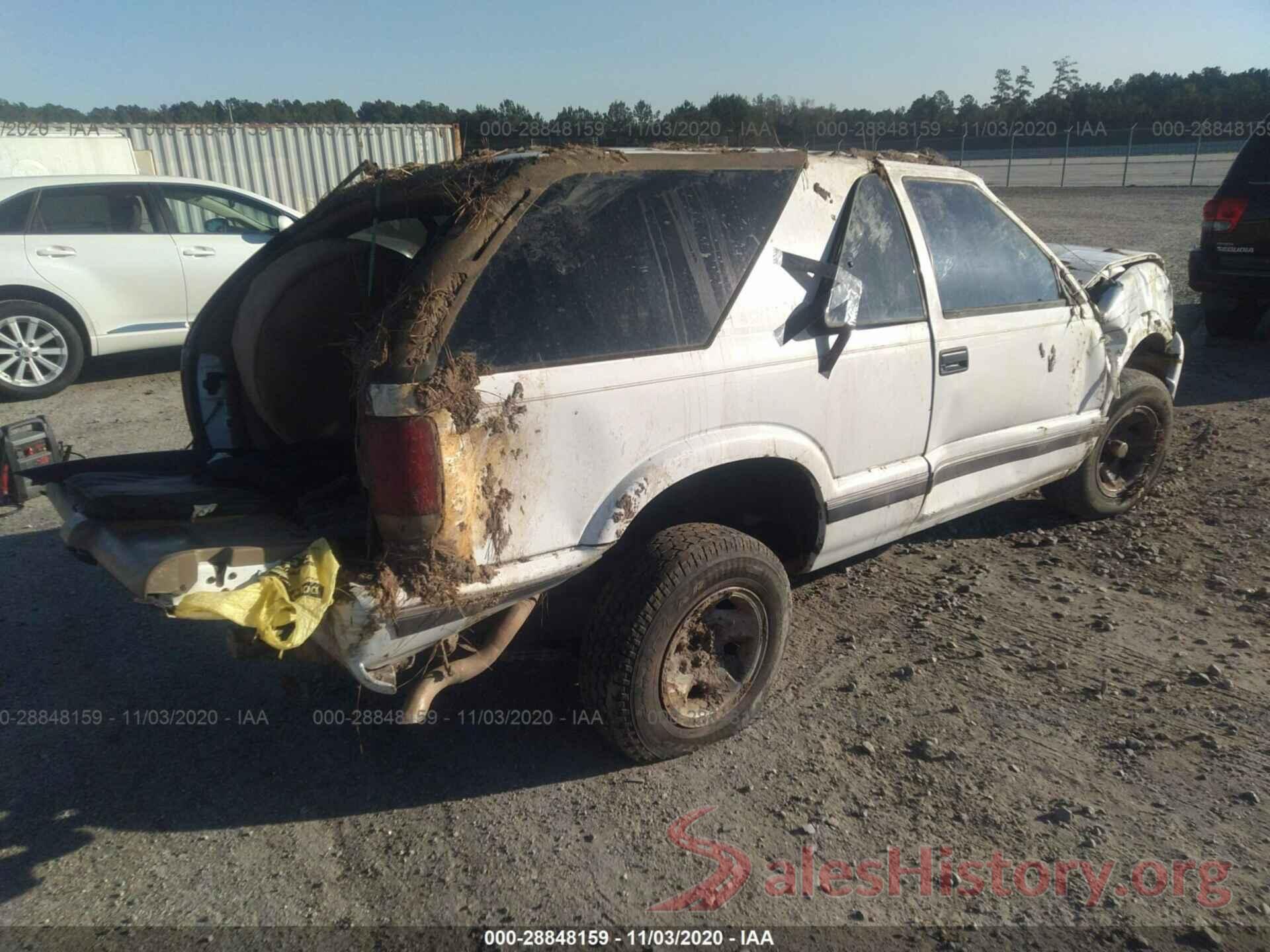 1GNCS18W8TK132588 1996 CHEVROLET BLAZER