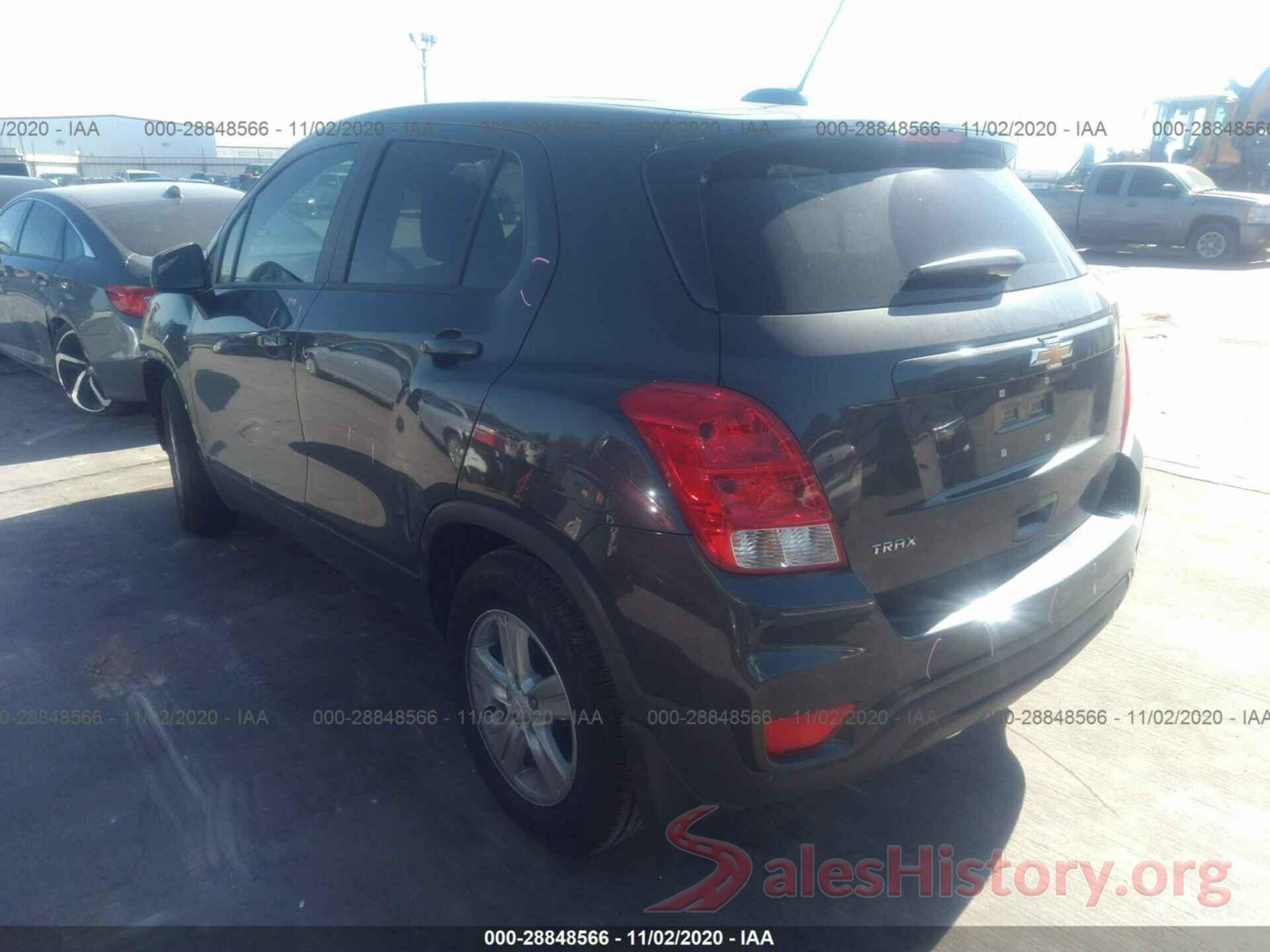 3GNCJKSB2LL219433 2020 CHEVROLET TRAX