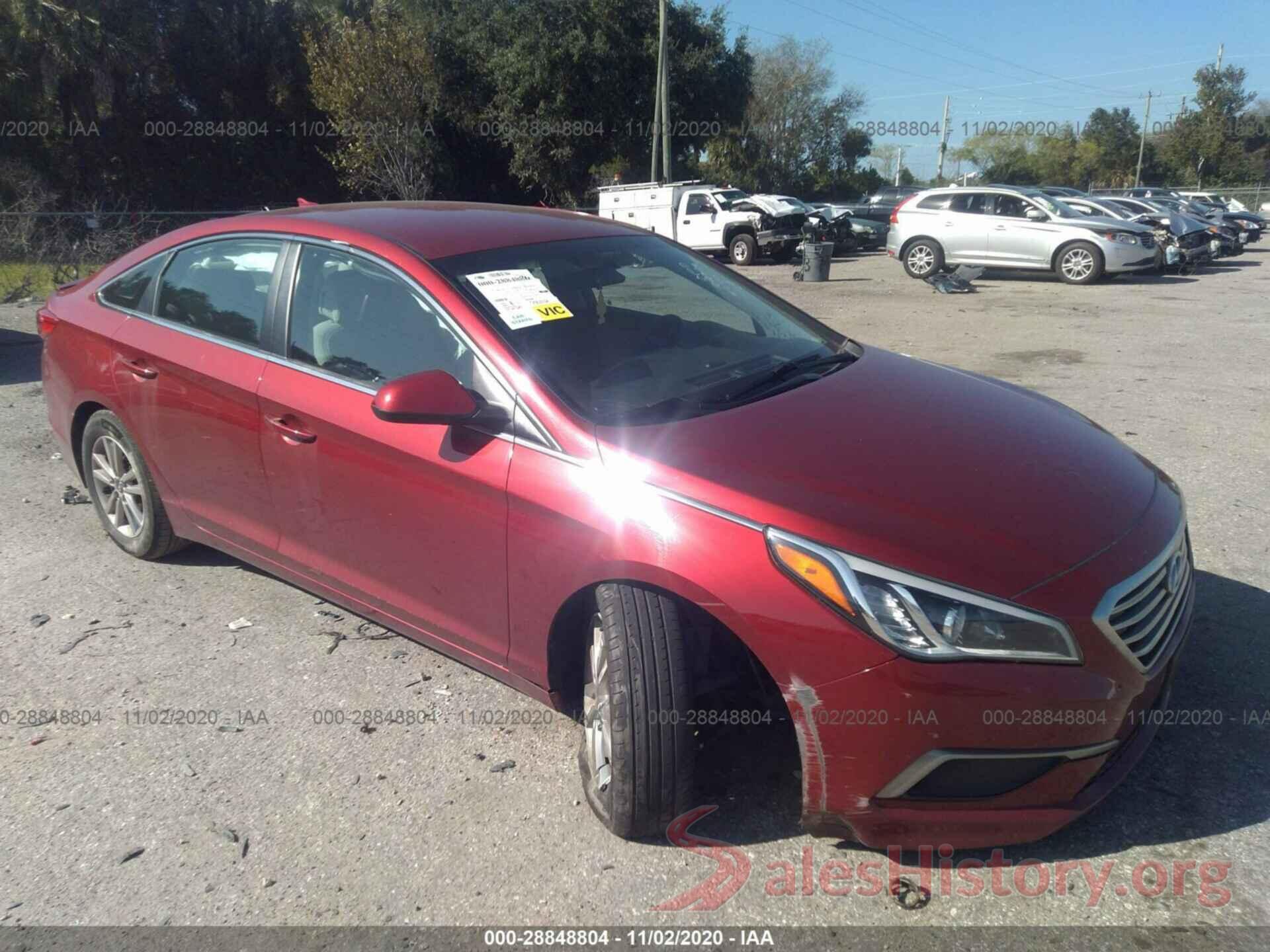 5NPE24AF7GH406056 2016 HYUNDAI SONATA