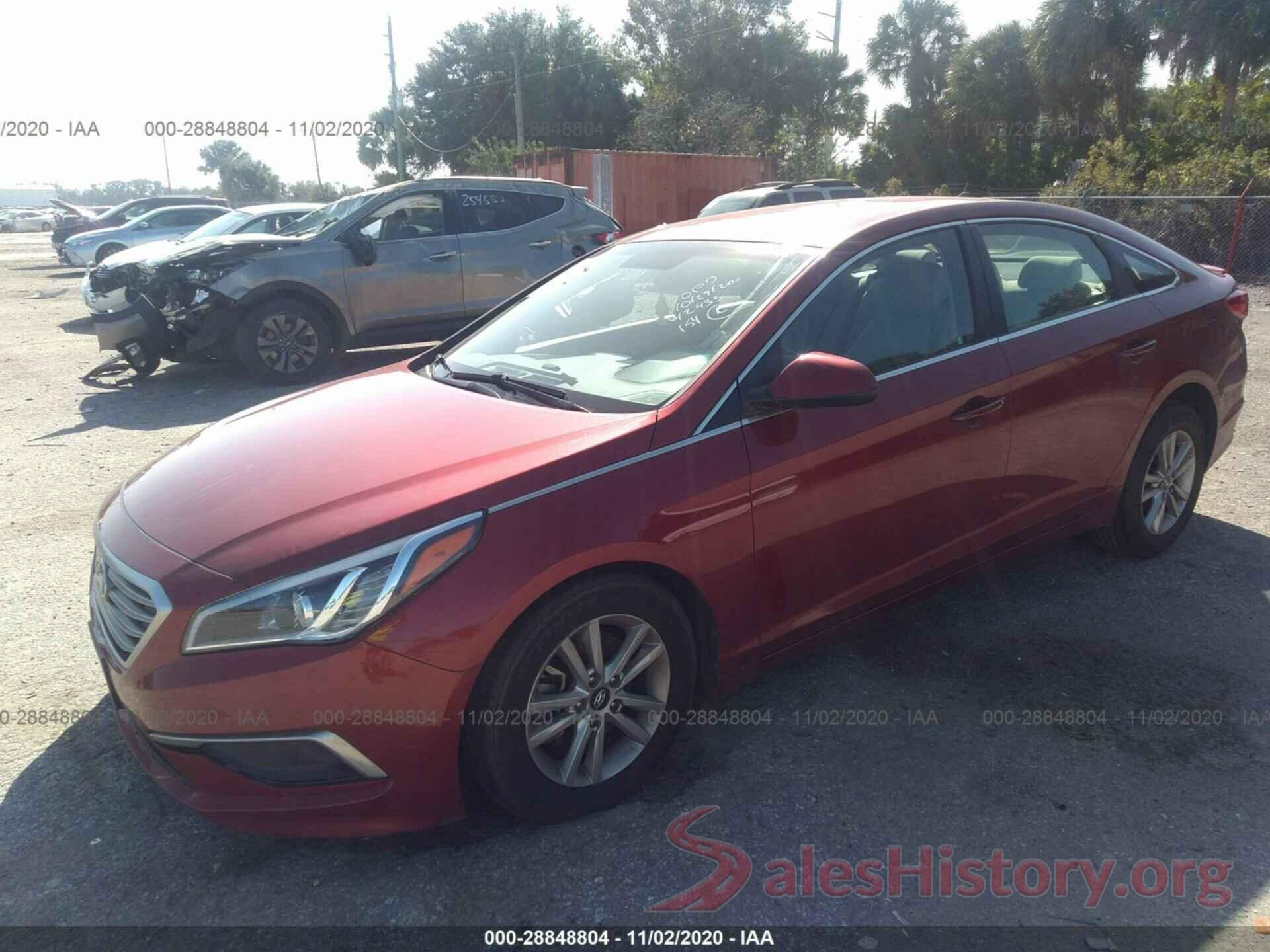 5NPE24AF7GH406056 2016 HYUNDAI SONATA