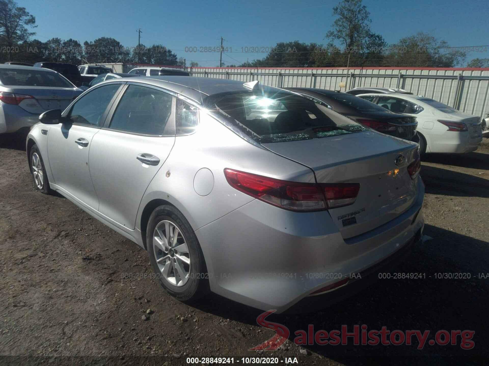 KNAGT4L36G5109284 2016 KIA OPTIMA