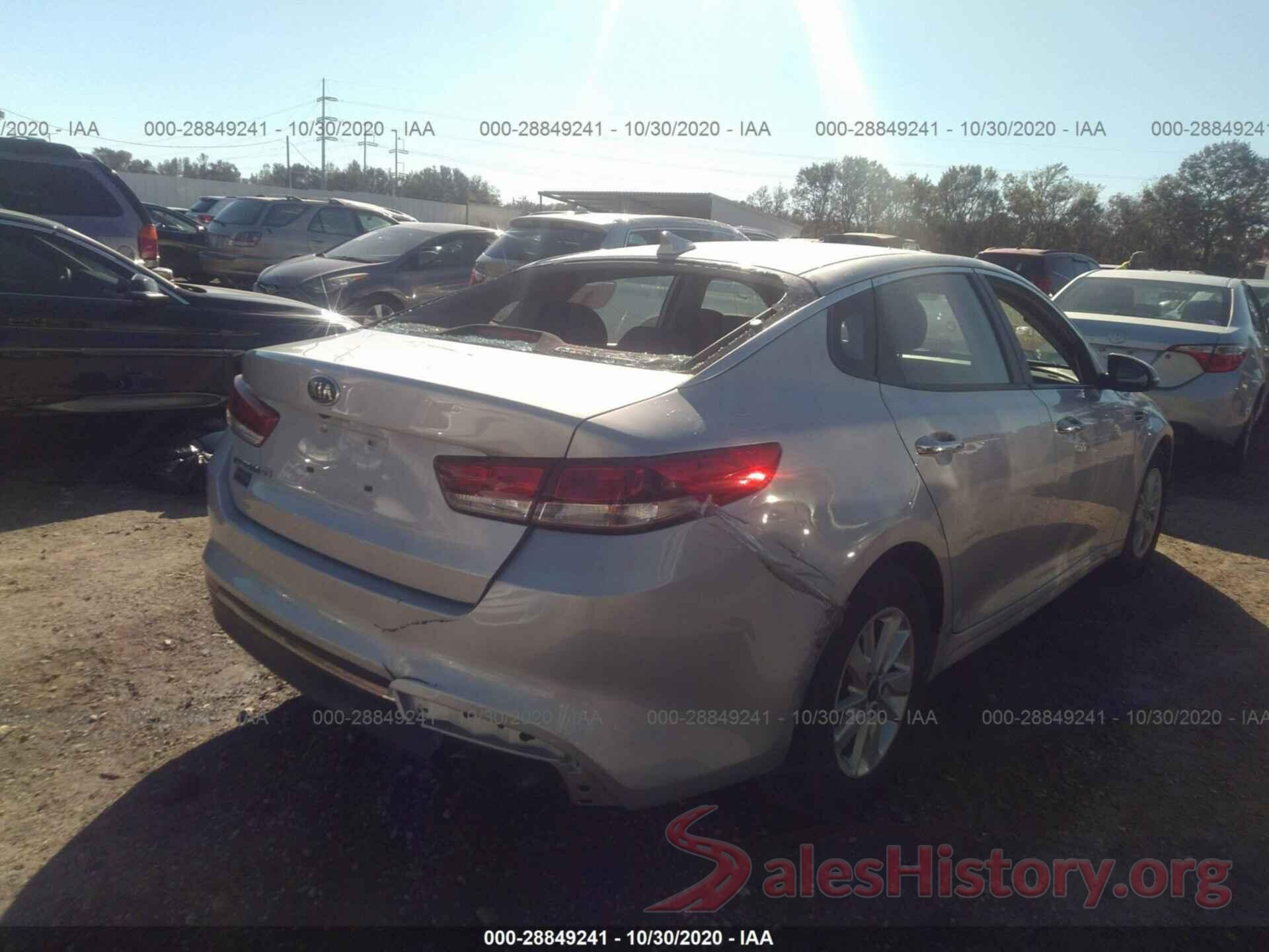 KNAGT4L36G5109284 2016 KIA OPTIMA