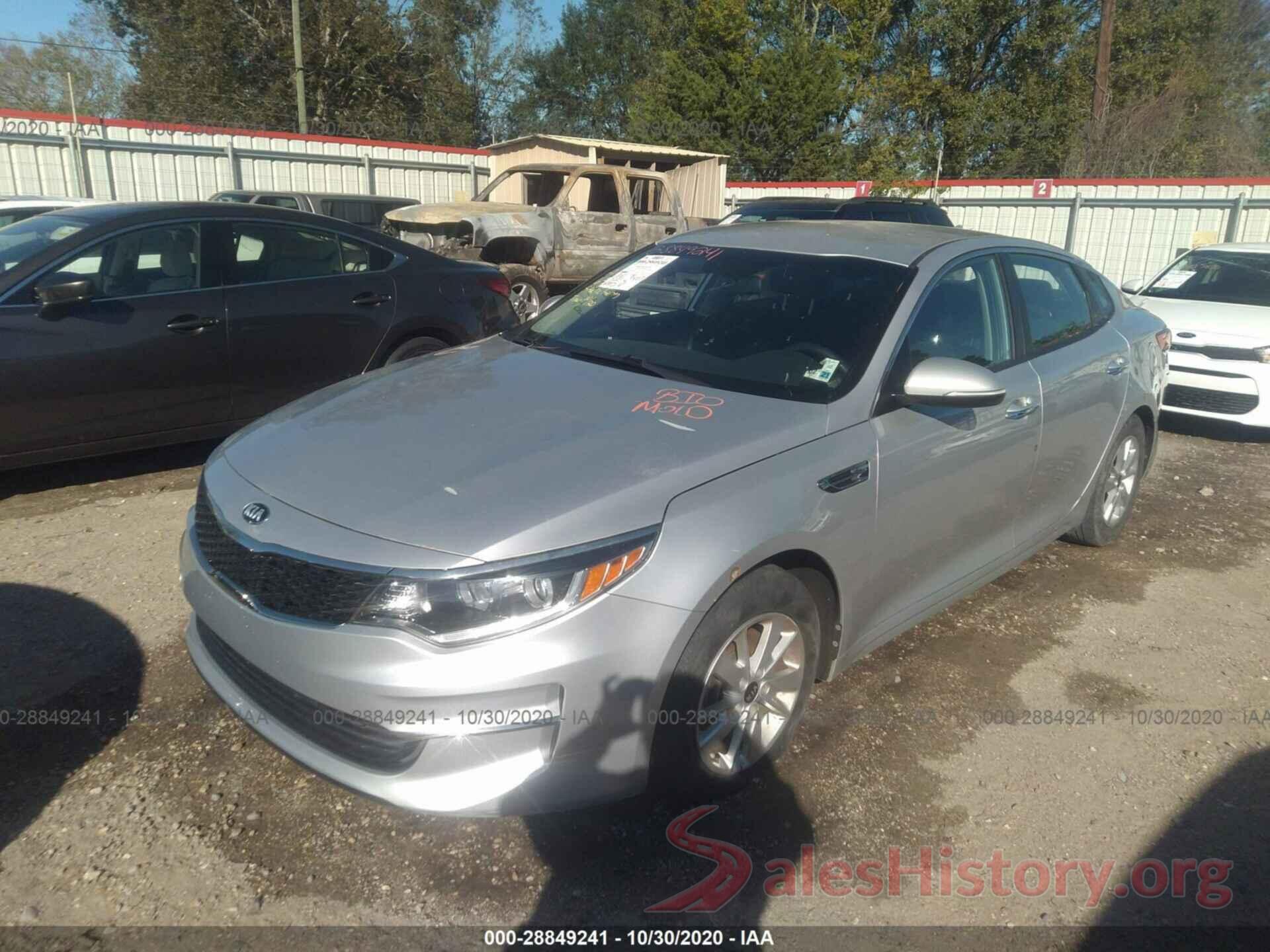 KNAGT4L36G5109284 2016 KIA OPTIMA