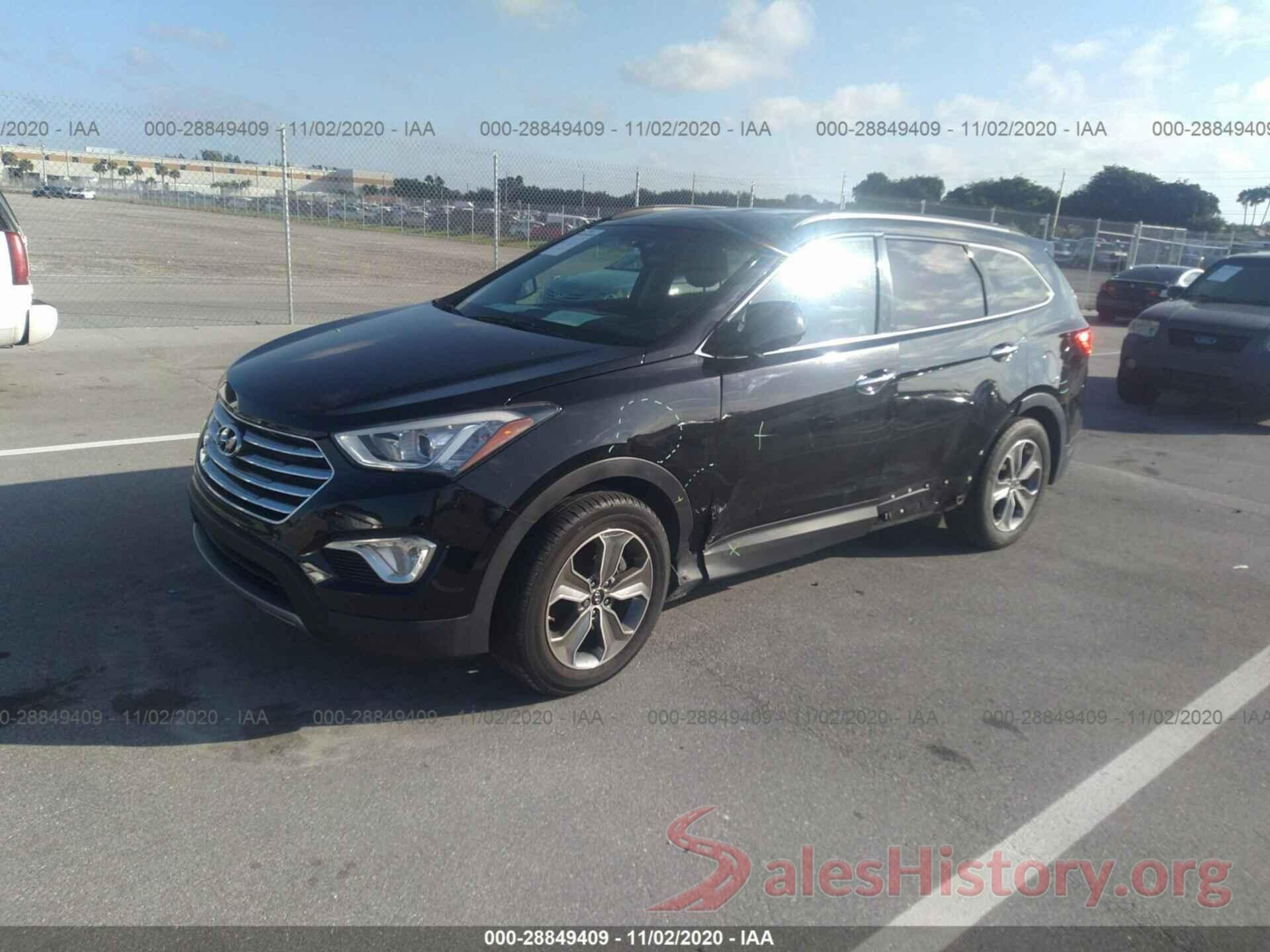 KM8SM4HF4GU133632 2016 HYUNDAI SANTA FE