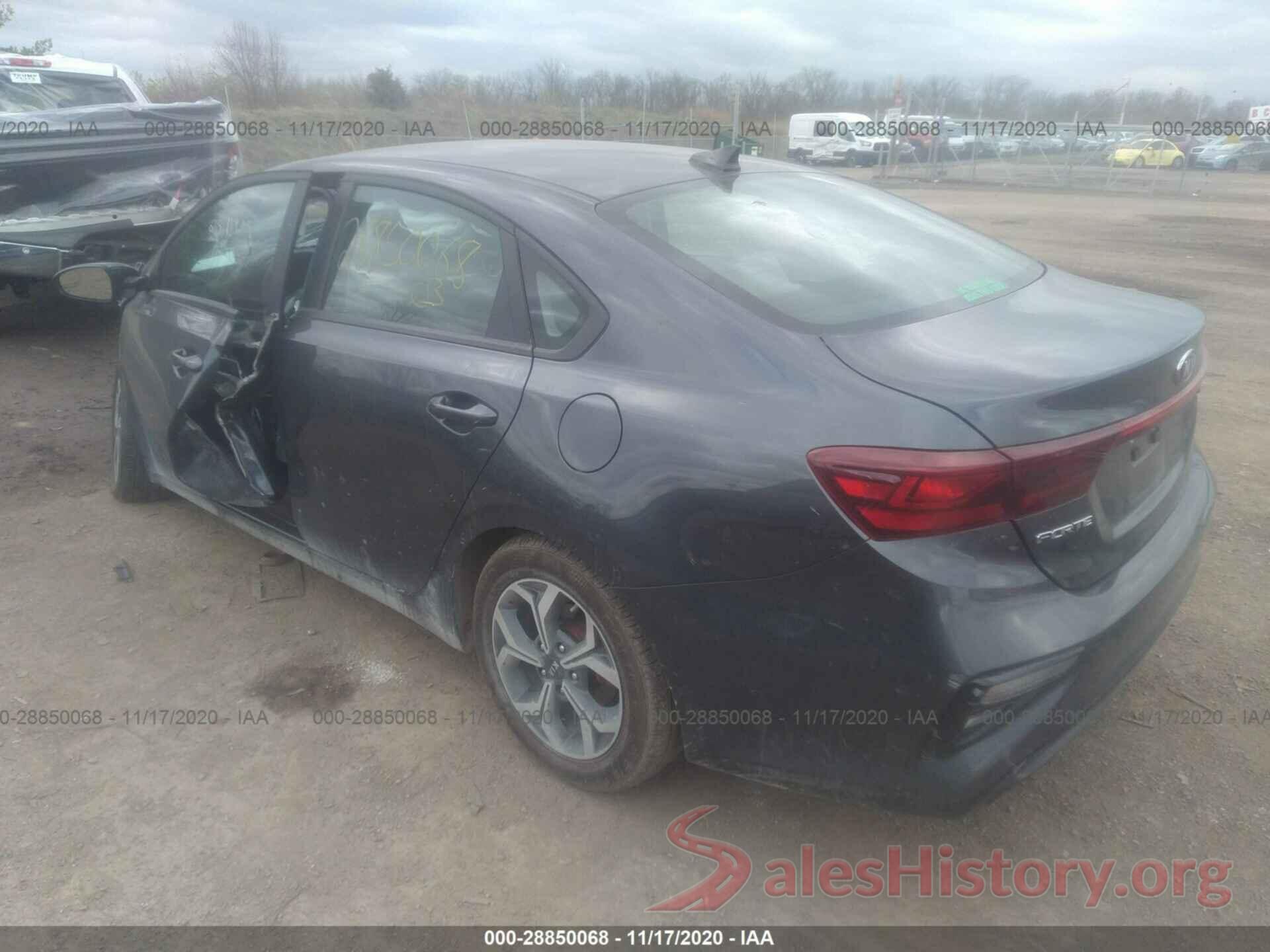 3KPF24ADXLE251665 2020 KIA FORTE