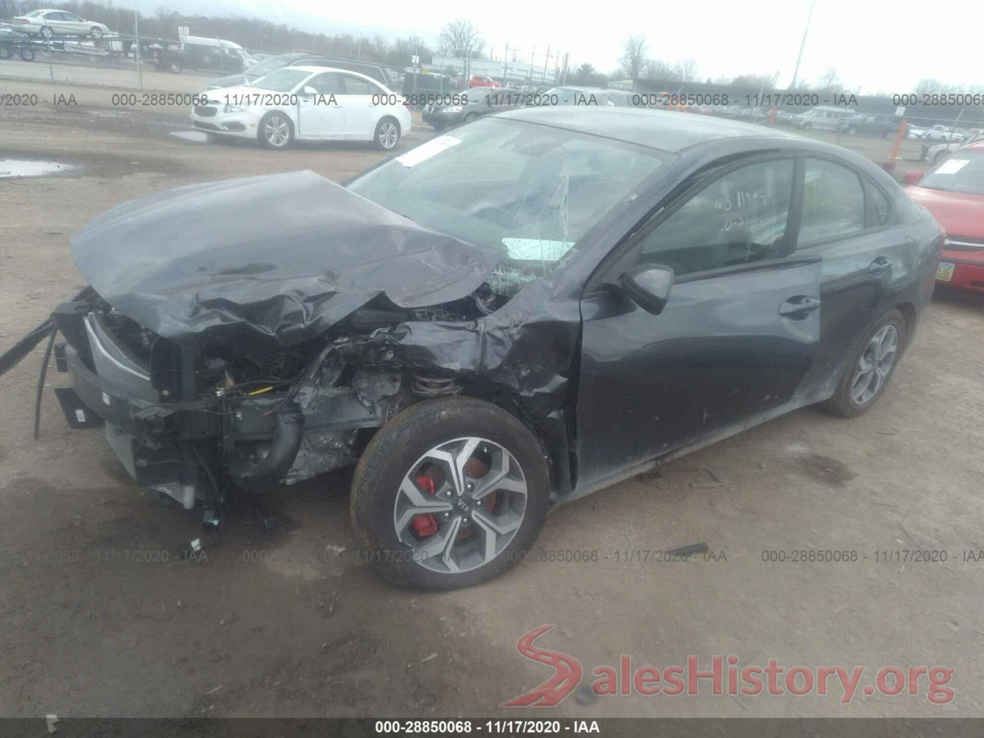 3KPF24ADXLE251665 2020 KIA FORTE