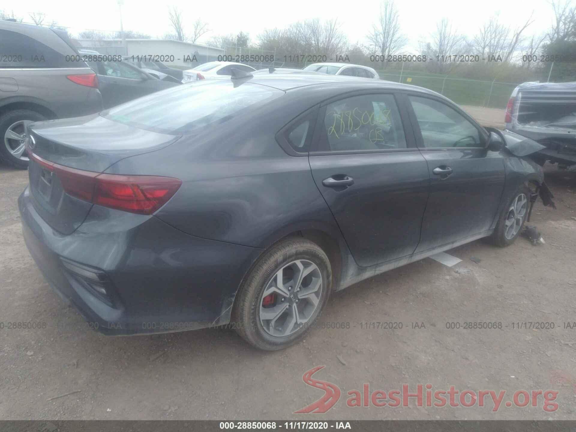 3KPF24ADXLE251665 2020 KIA FORTE