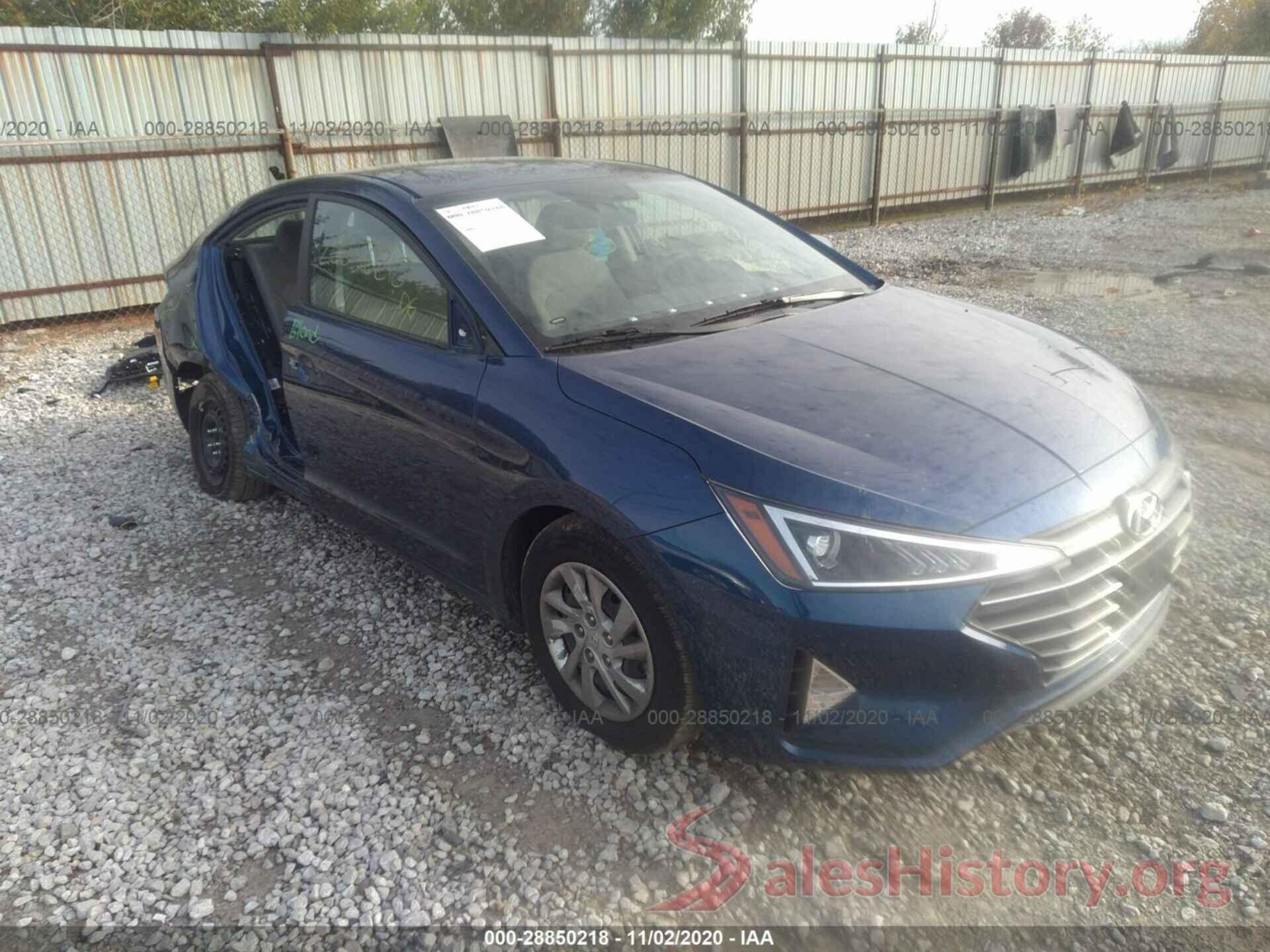 5NPD74LF4LH525378 2020 HYUNDAI ELANTRA