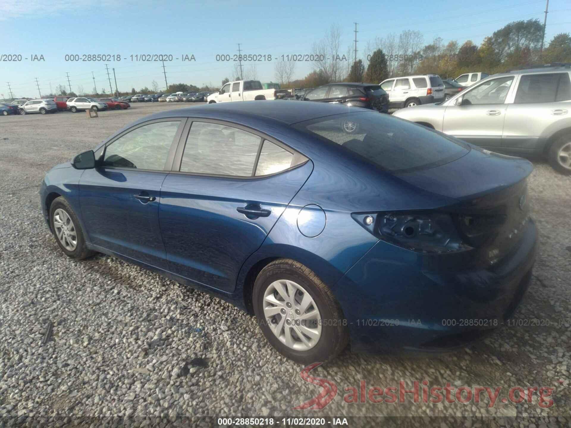 5NPD74LF4LH525378 2020 HYUNDAI ELANTRA