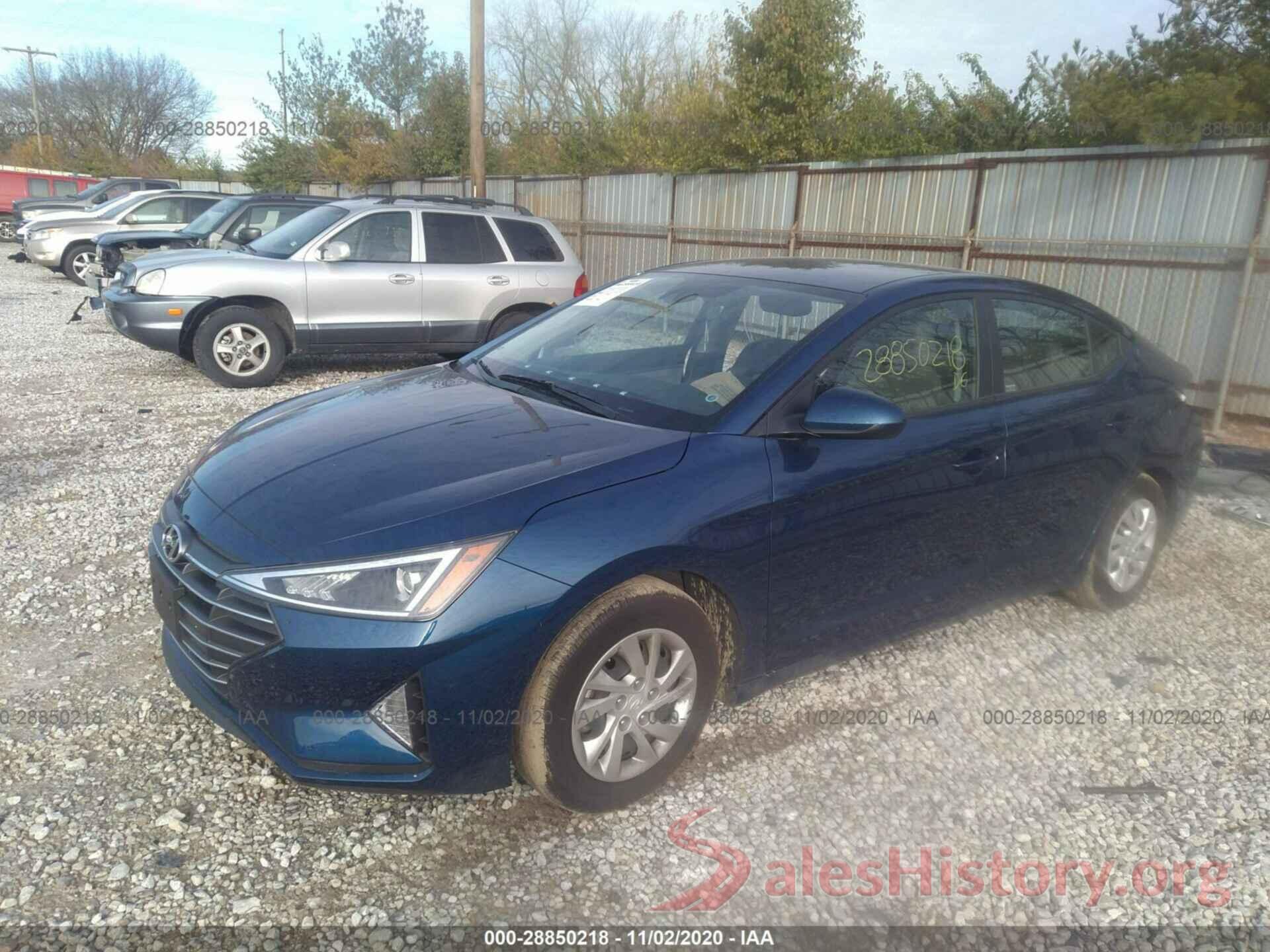 5NPD74LF4LH525378 2020 HYUNDAI ELANTRA