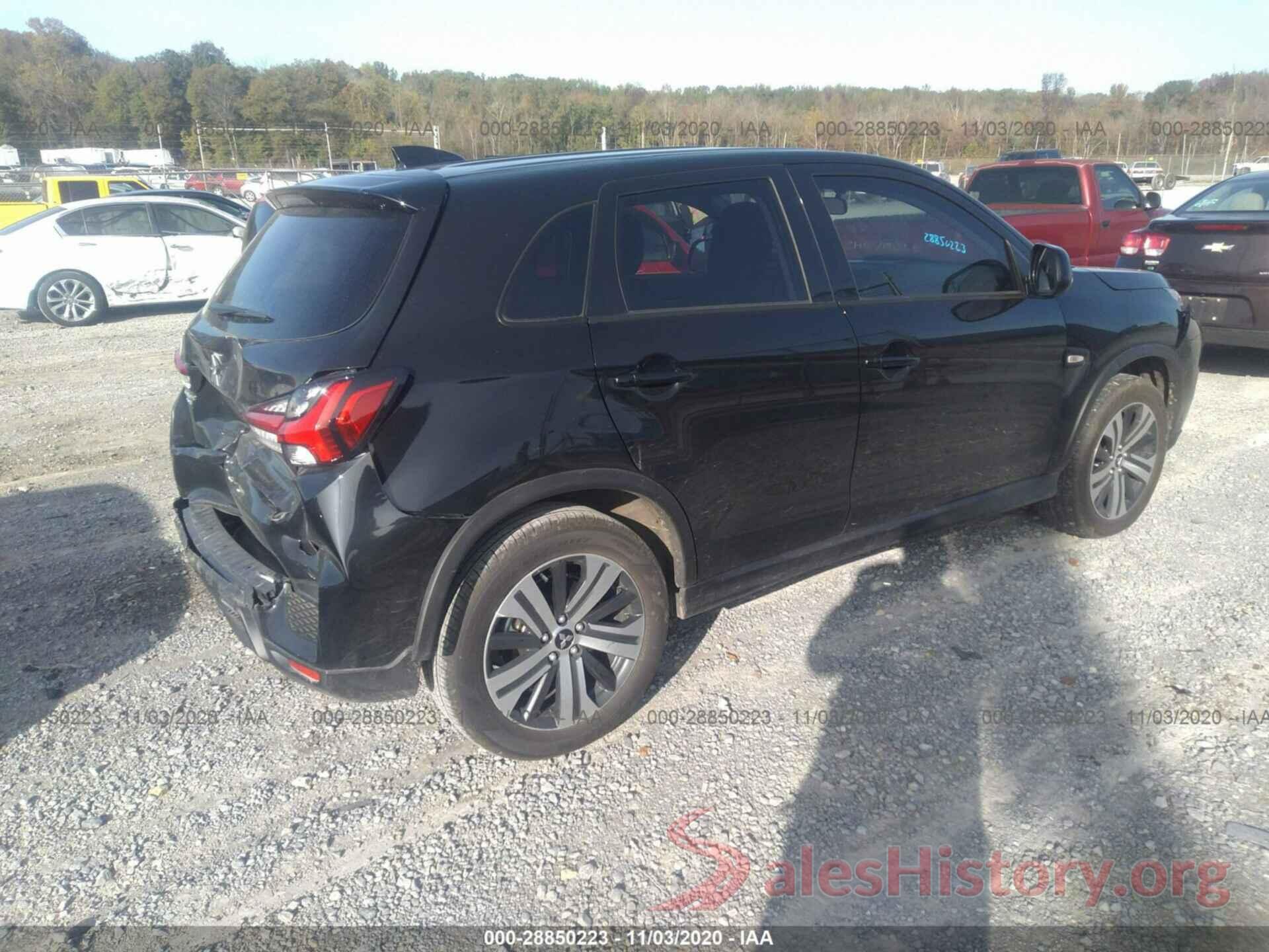 JA4AP3AU4LU027907 2020 MITSUBISHI OUTLANDER SPORT