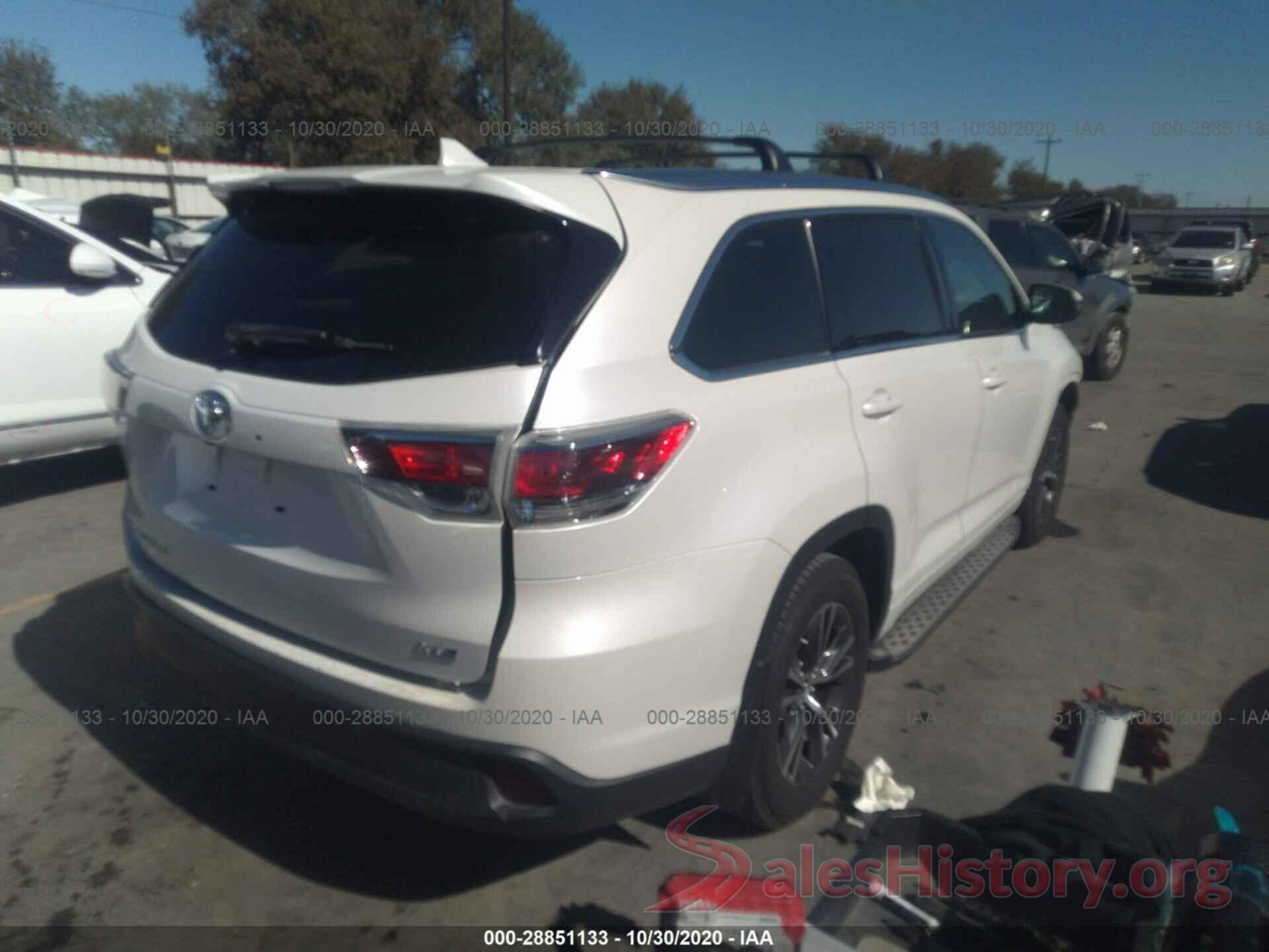 5TDKKRFH2GS165933 2016 TOYOTA HIGHLANDER