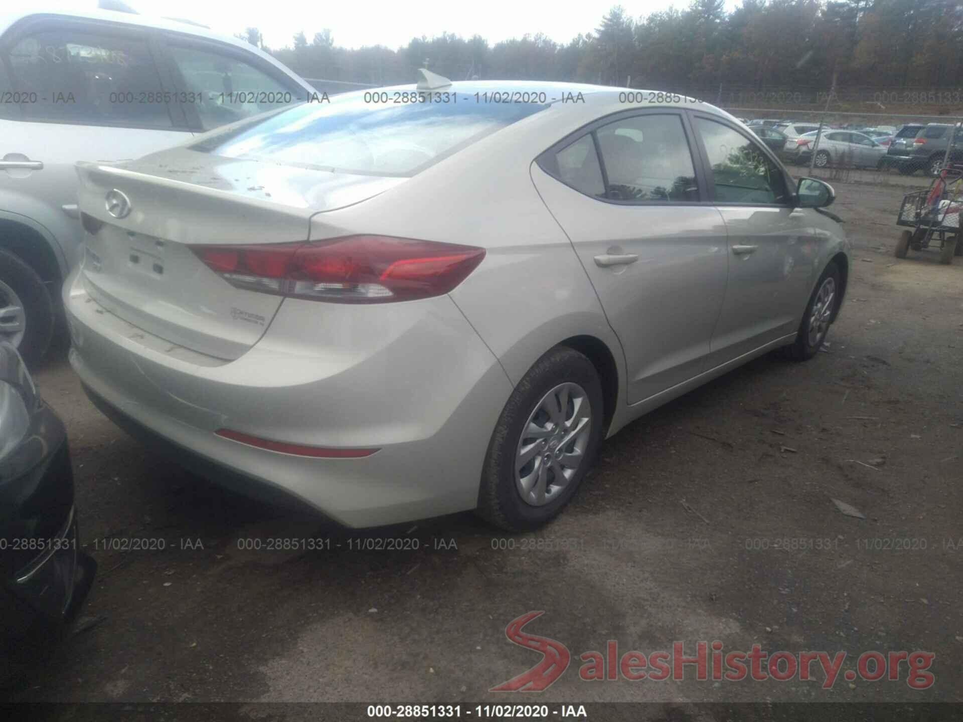 KMHD74LF6HU428885 2017 HYUNDAI ELANTRA