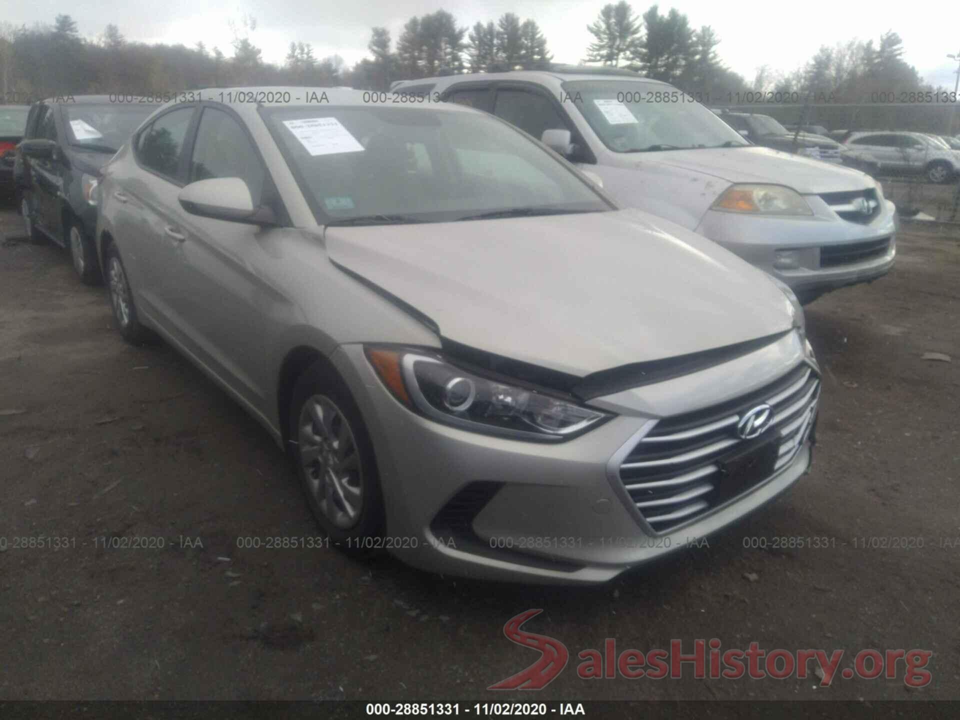 KMHD74LF6HU428885 2017 HYUNDAI ELANTRA