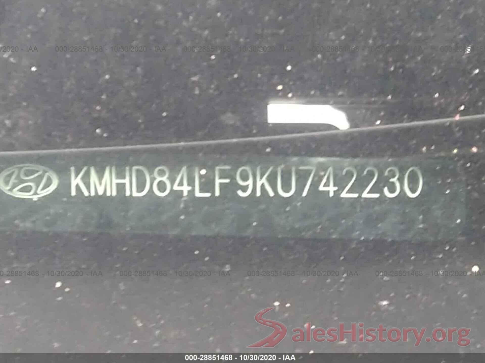 KMHD84LF9KU742230 2019 HYUNDAI ELANTRA