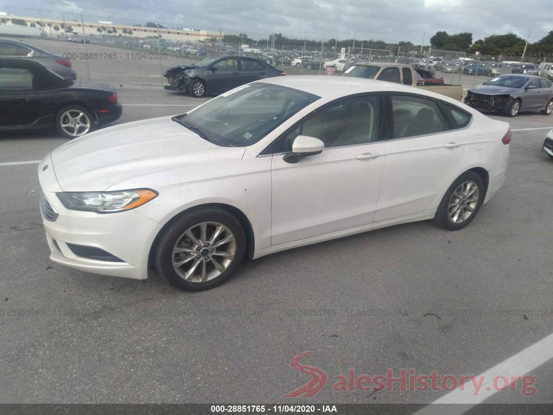 3FA6P0HD0HR332910 2017 FORD FUSION