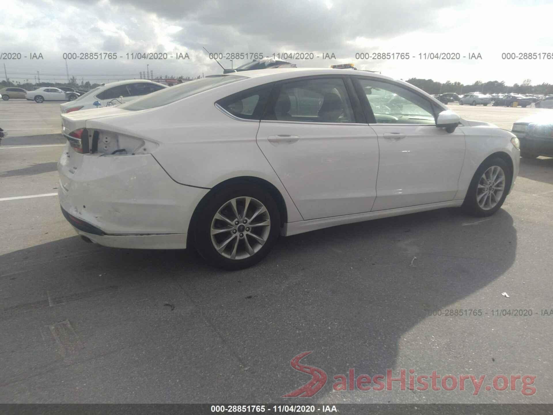 3FA6P0HD0HR332910 2017 FORD FUSION