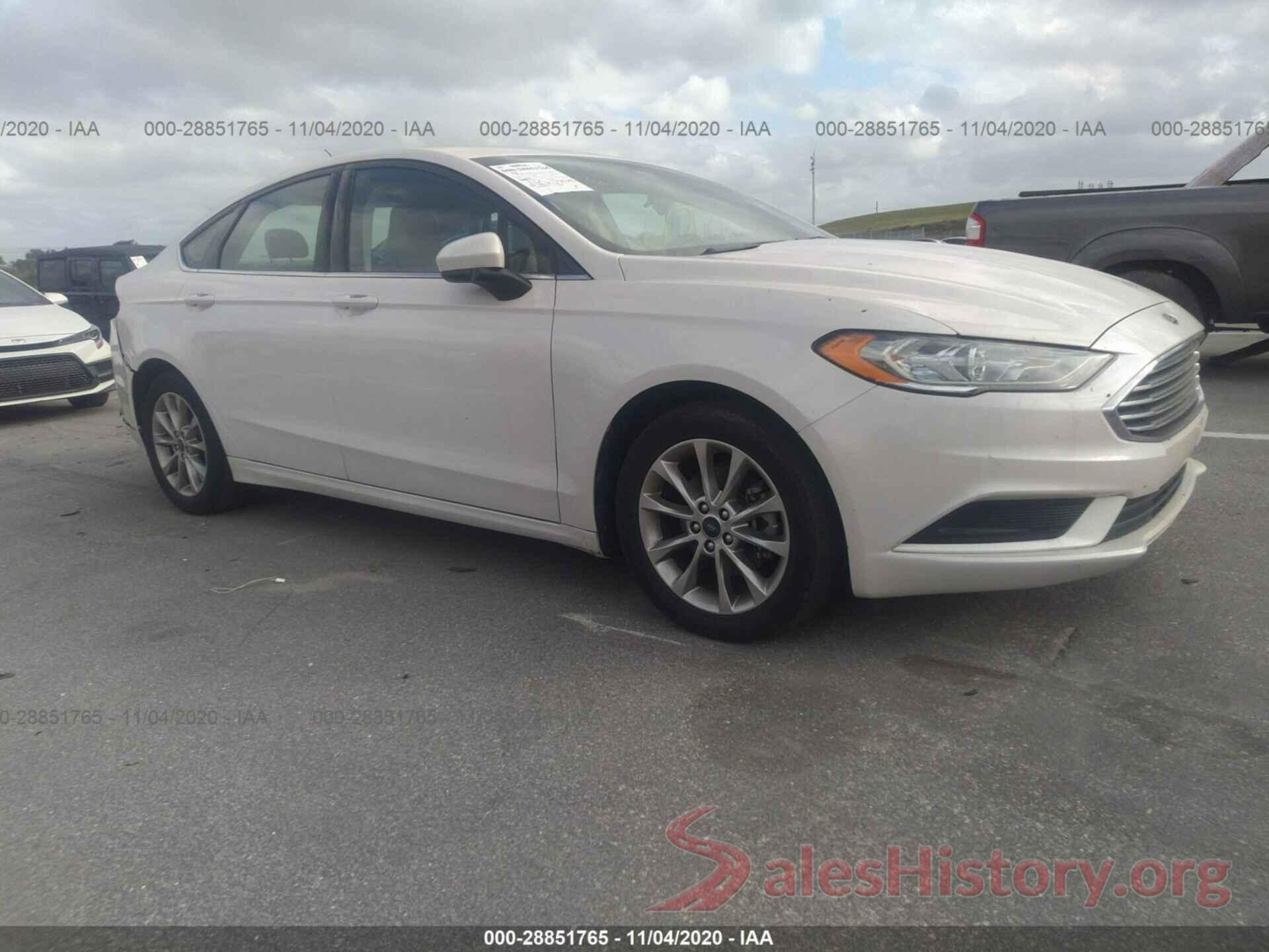 3FA6P0HD0HR332910 2017 FORD FUSION