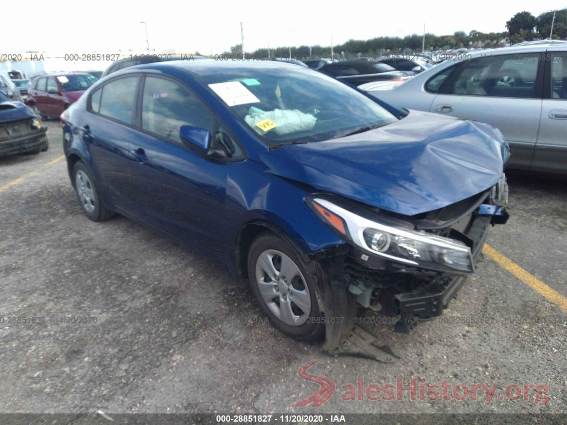 3KPFK4A72JE284635 2018 KIA FORTE