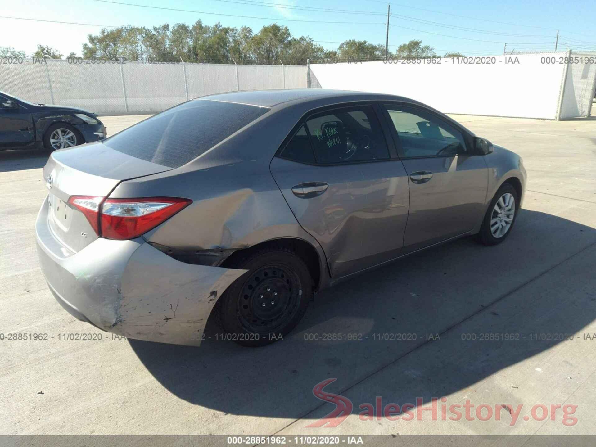 5YFBURHE8GP426391 2016 TOYOTA COROLLA