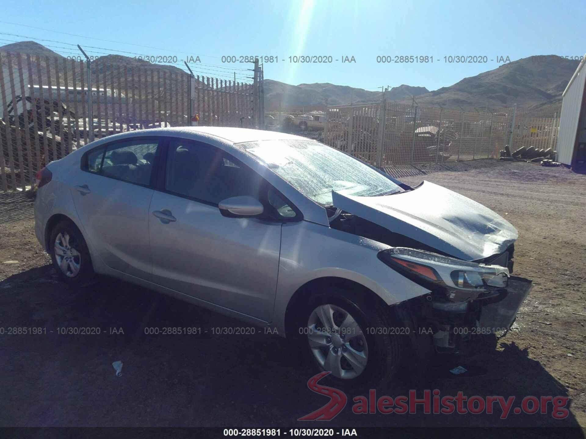 3KPFK4A79JE263538 2018 KIA FORTE