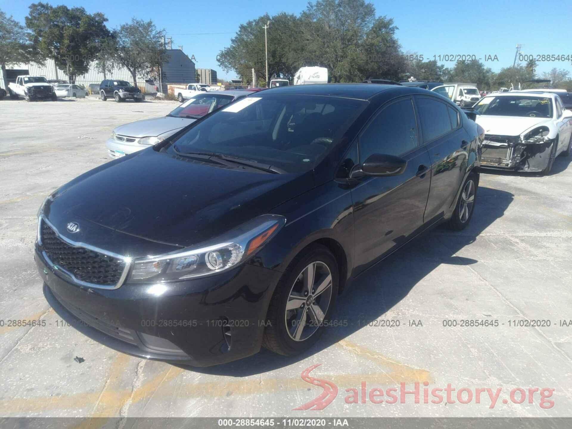 3KPFL4A7XJE283892 2018 KIA FORTE