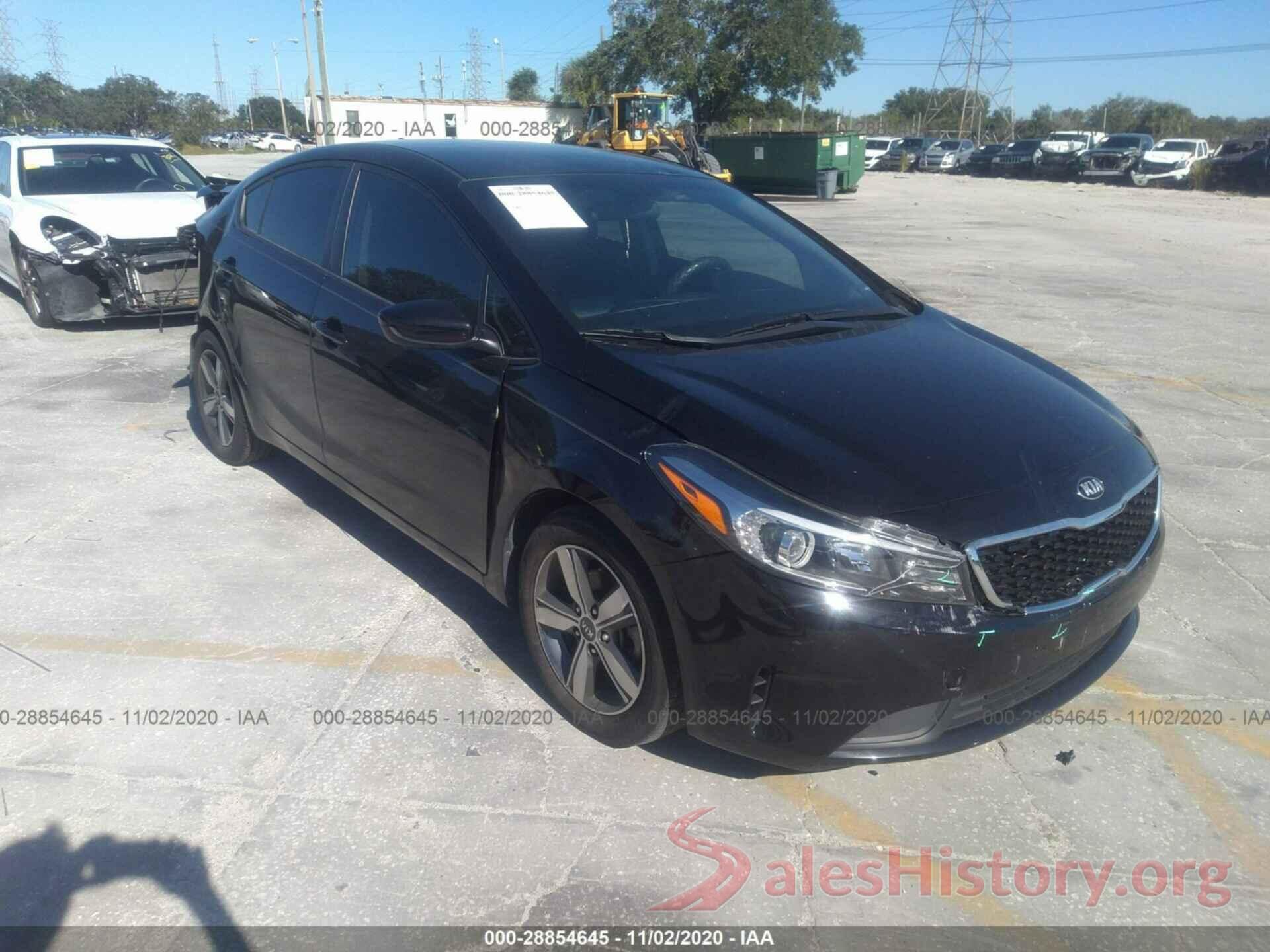 3KPFL4A7XJE283892 2018 KIA FORTE