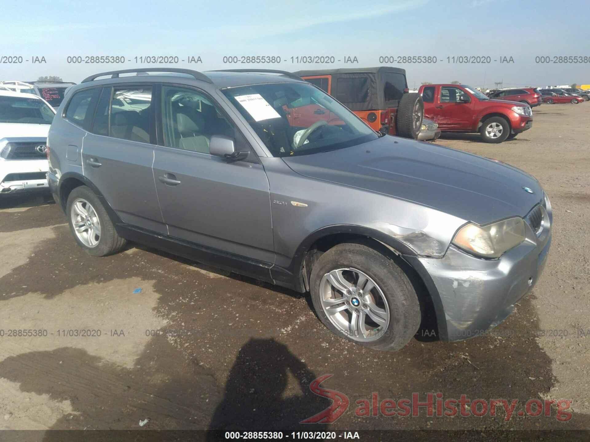 WBXPA93416WD25816 2006 BMW X3