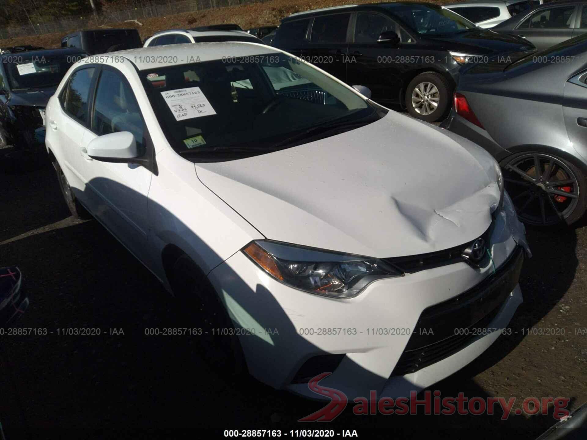 2T1BURHEXGC537976 2016 TOYOTA COROLLA