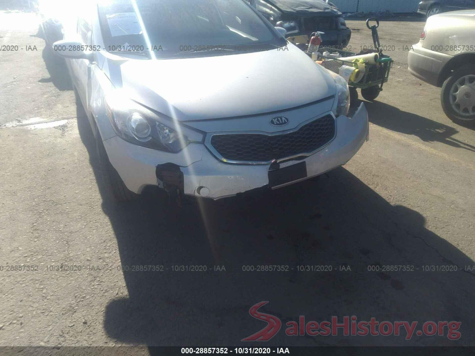 KNAFX4A64G5455721 2016 KIA FORTE