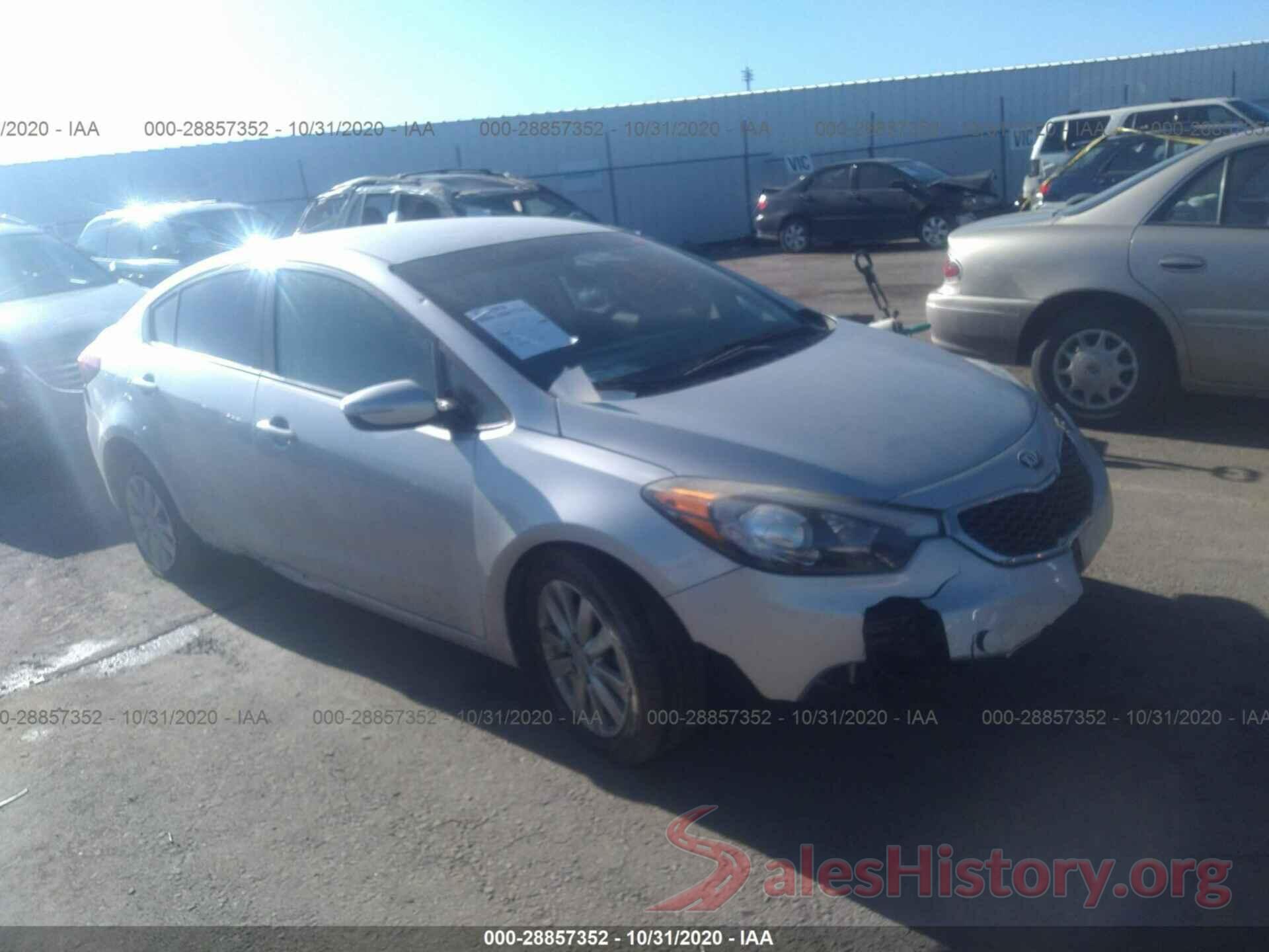 KNAFX4A64G5455721 2016 KIA FORTE