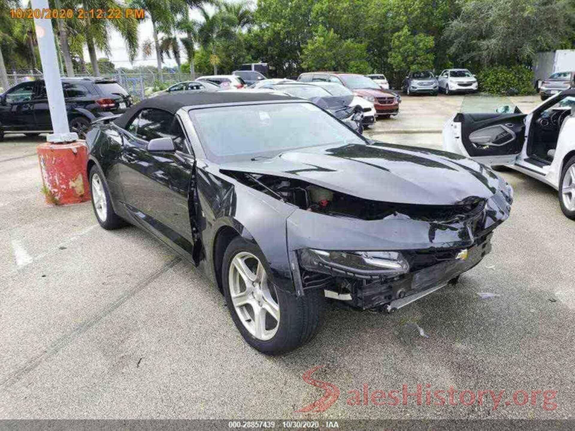 1G1FB3DX0L0124120 2020 CHEVROLET CAMARO