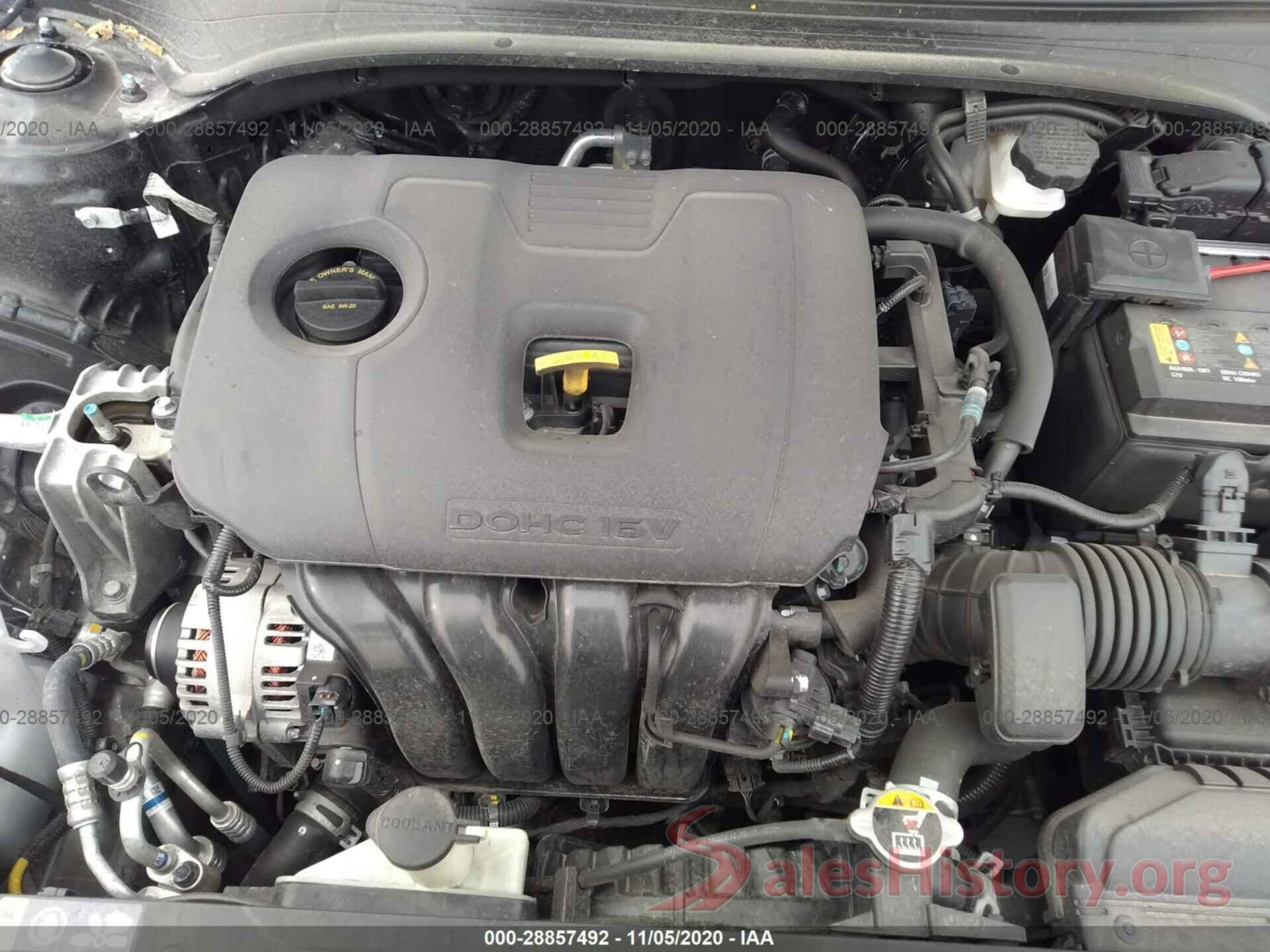 3KPF24ADXLE194528 2020 KIA FORTE