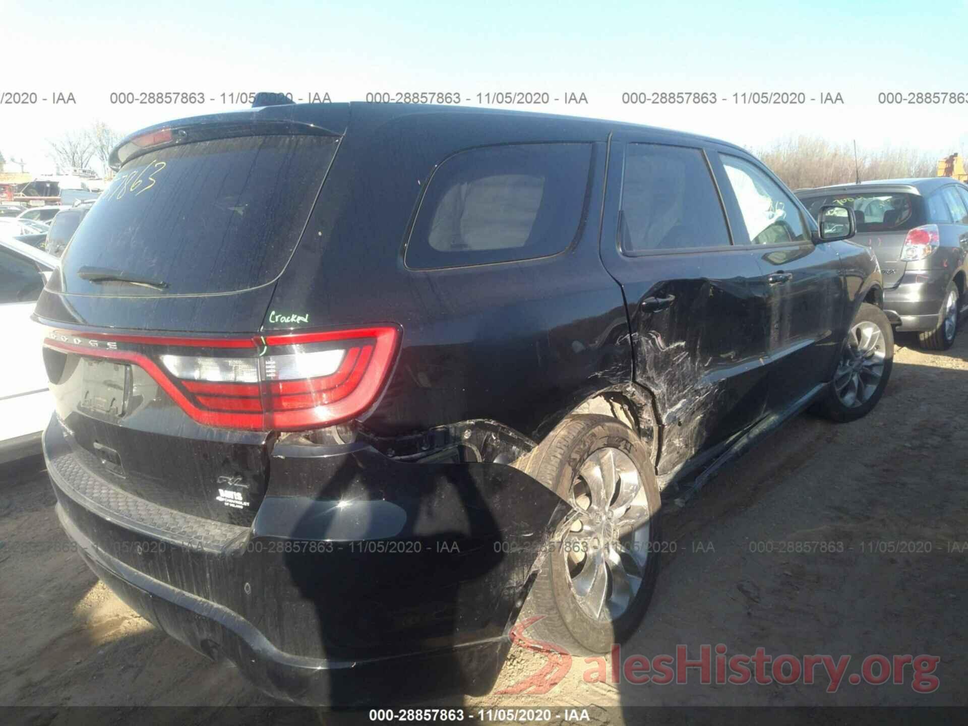 1C4SDJCT2KC549371 2019 DODGE DURANGO