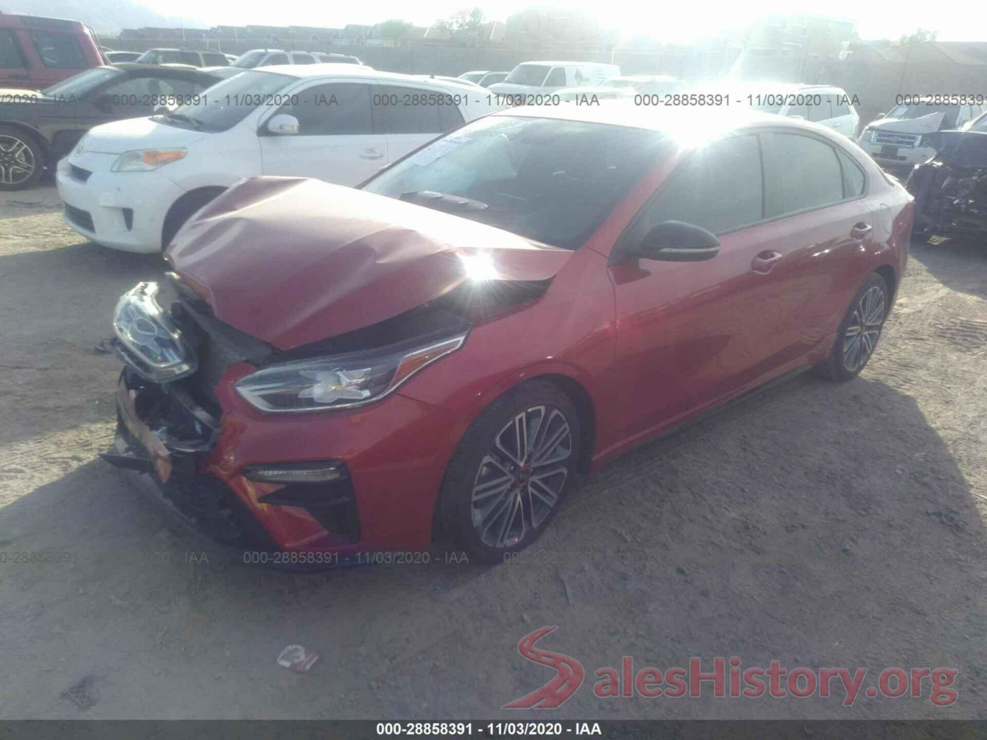 3KPF44AC9LE187846 2020 KIA FORTE