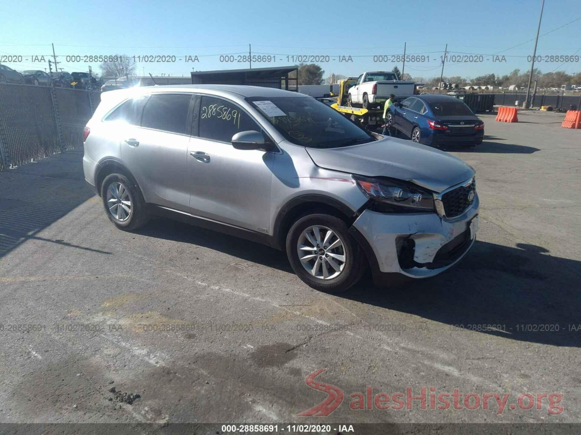 5XYPGDA53KG481421 2019 KIA SORENTO