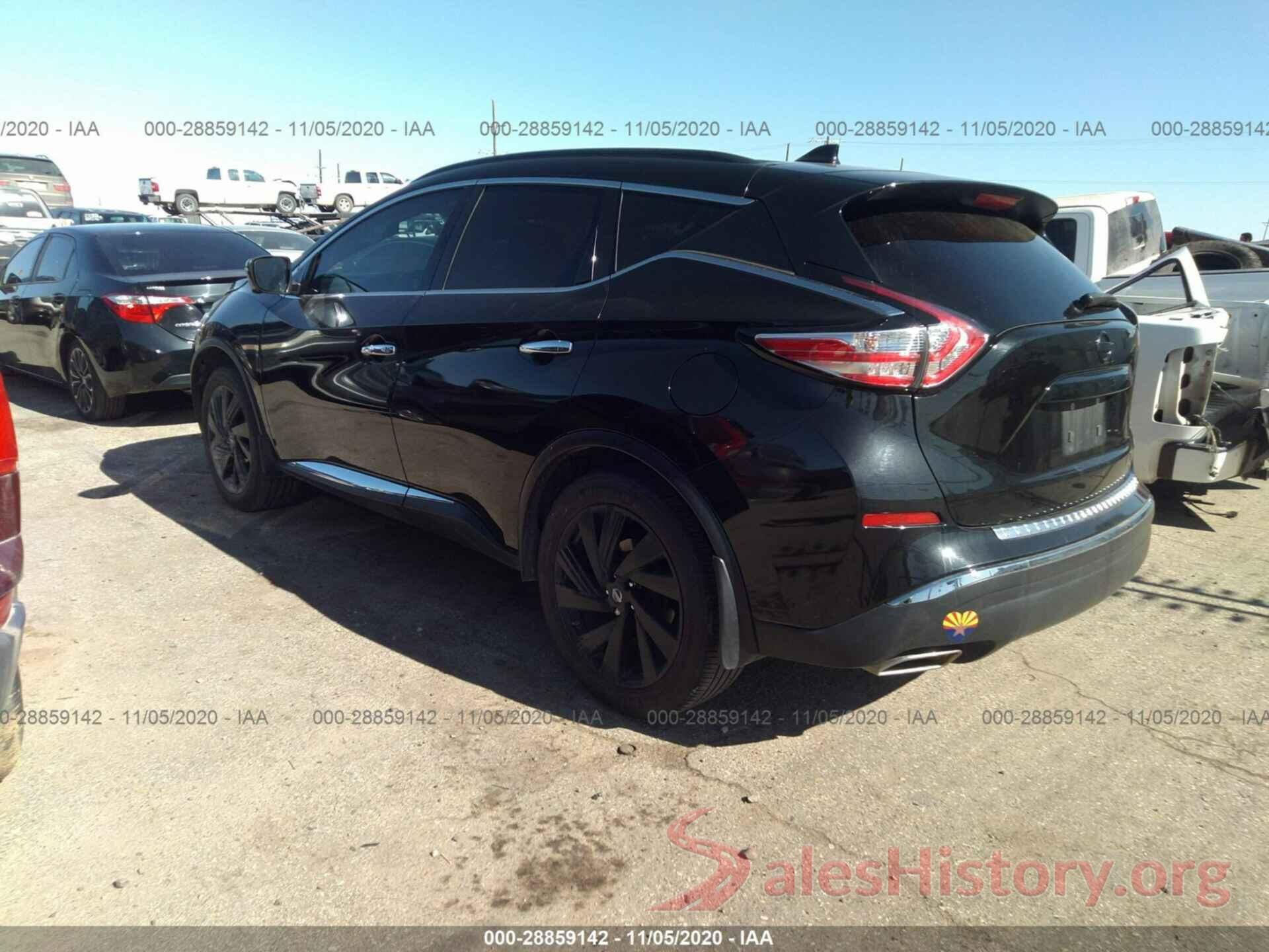 5N1AZ2MH3HN146425 2017 NISSAN MURANO