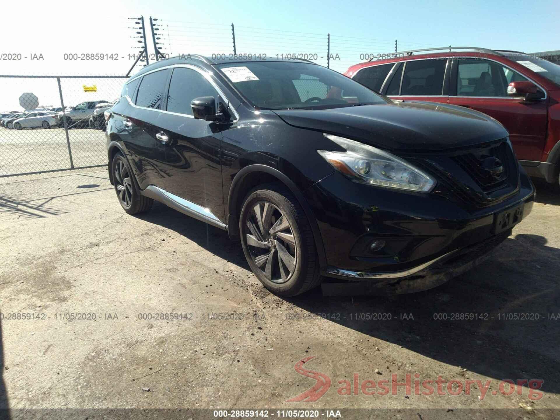 5N1AZ2MH3HN146425 2017 NISSAN MURANO